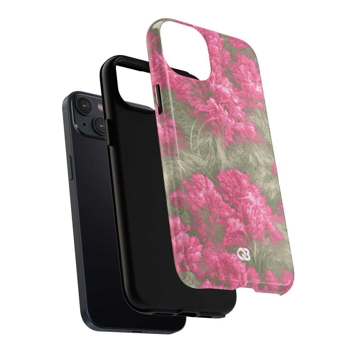 Digital Blossom · Tough 2.0 Magnetic Phone Case for iPhone · Pink