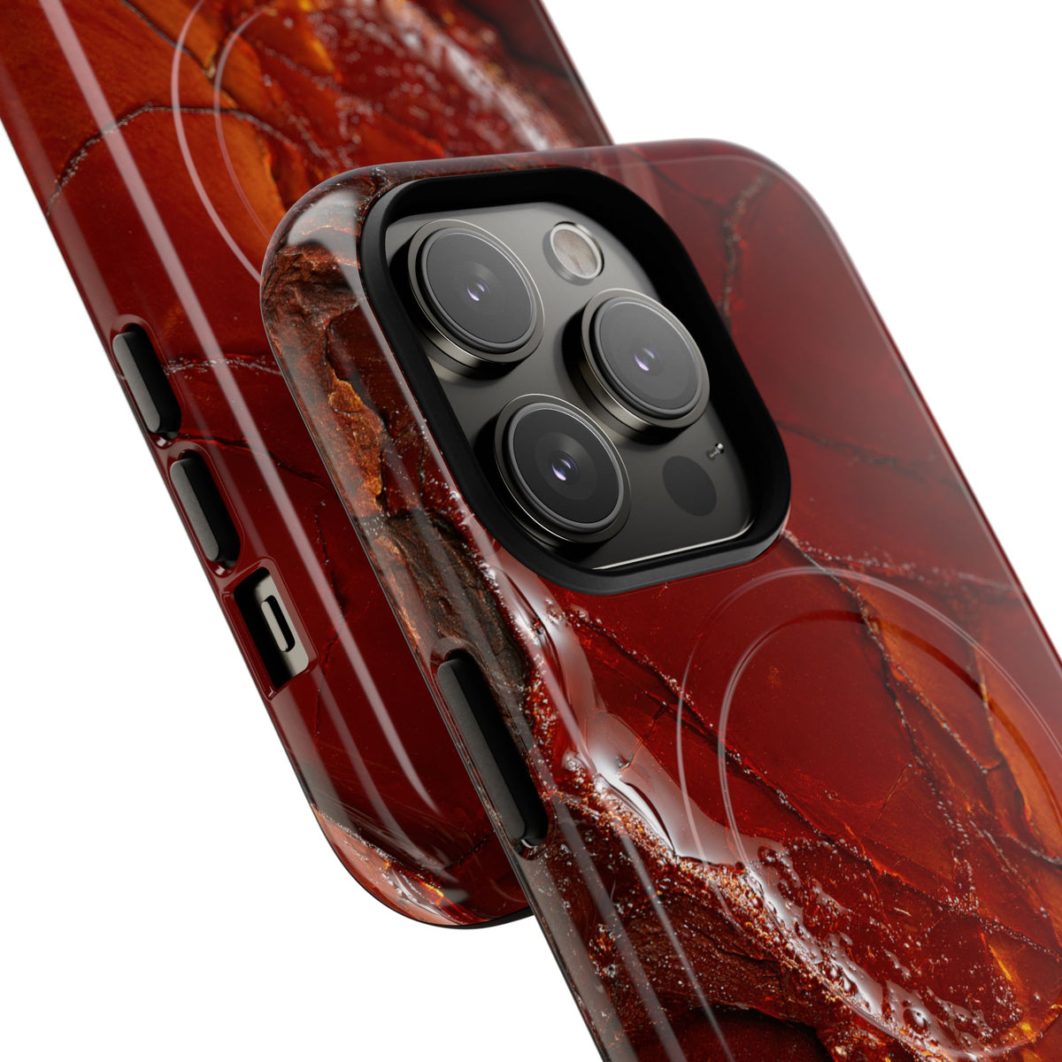 Amber Embrace · Tough 2.0 Magnetic Phone Case for iPhone · Brown