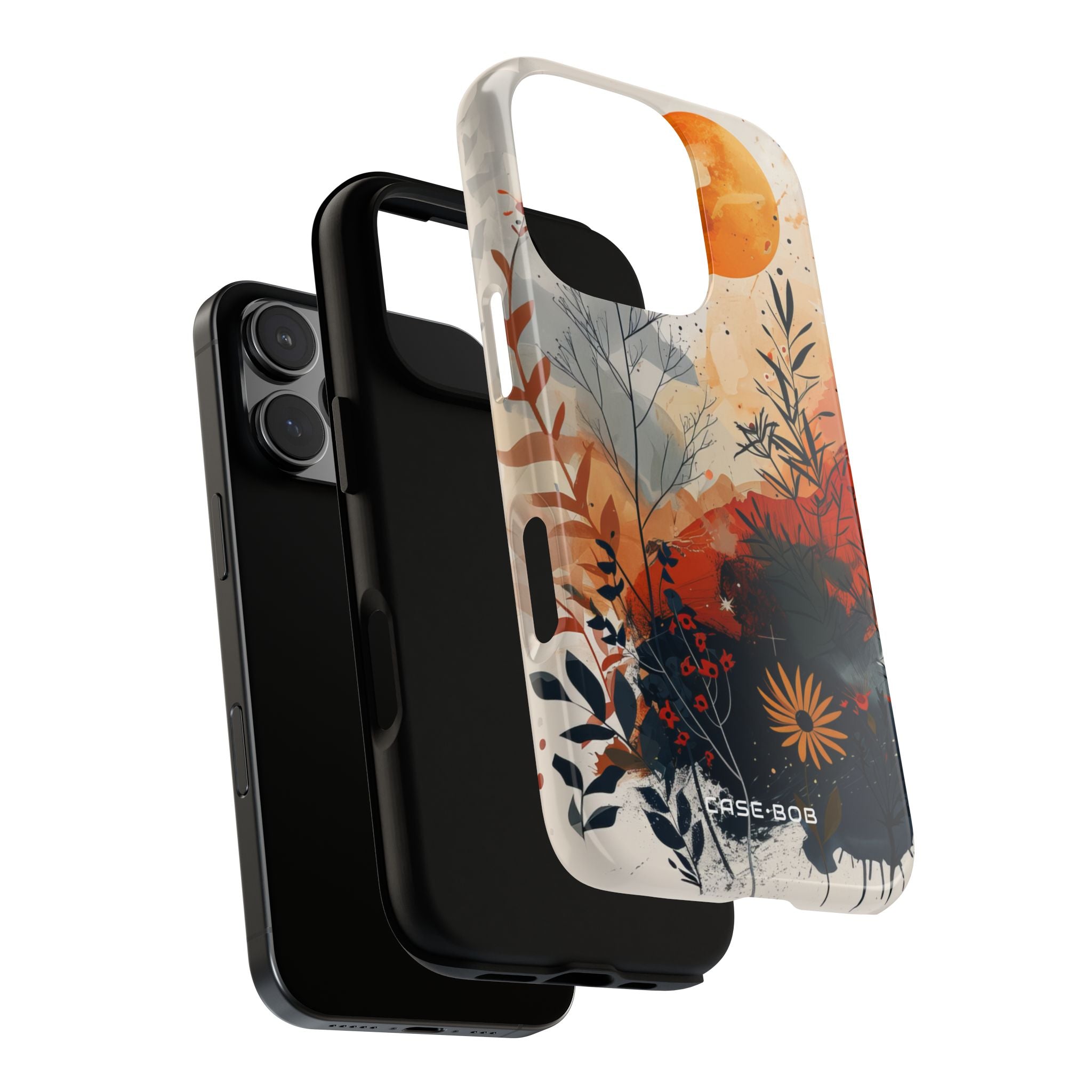 Orange Orb Breeze iPhone 16 Pro Case - Tough
