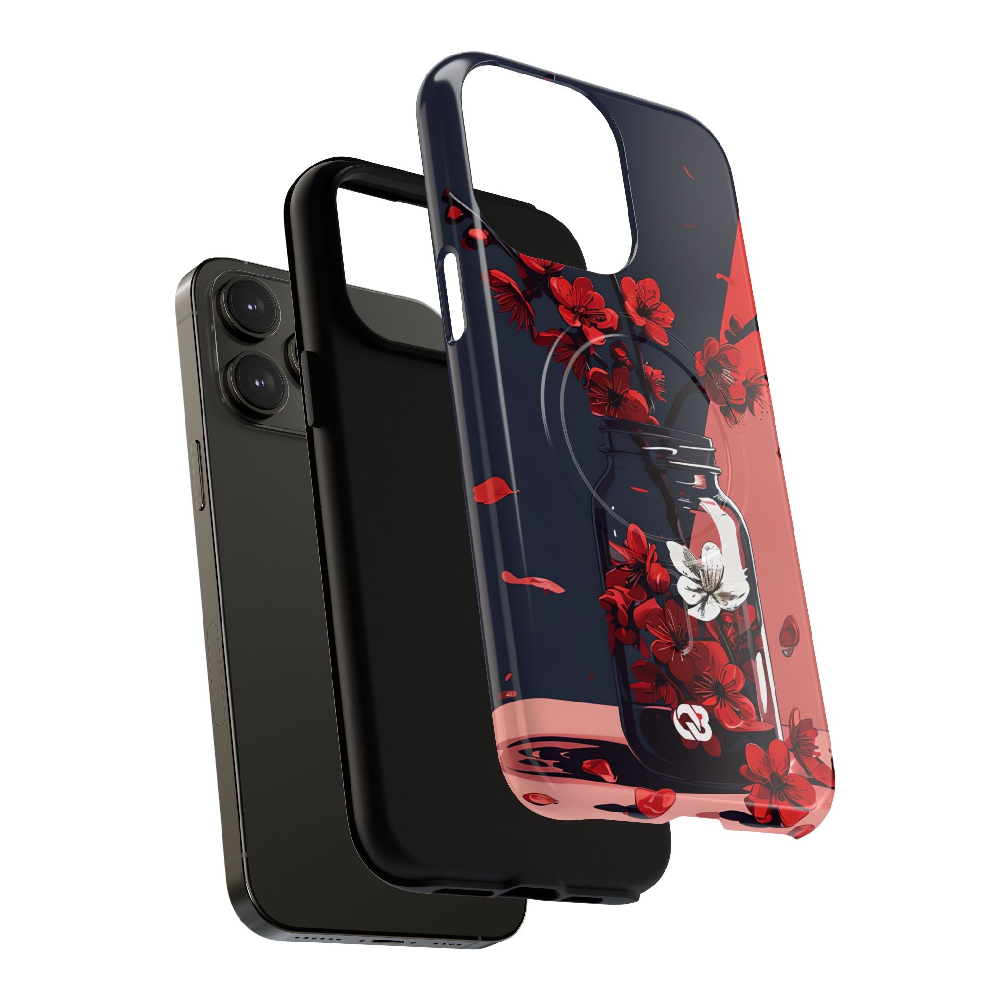Crimson Blossom Jar · Tough+ Coque de téléphone pour iPhone · Magsafe