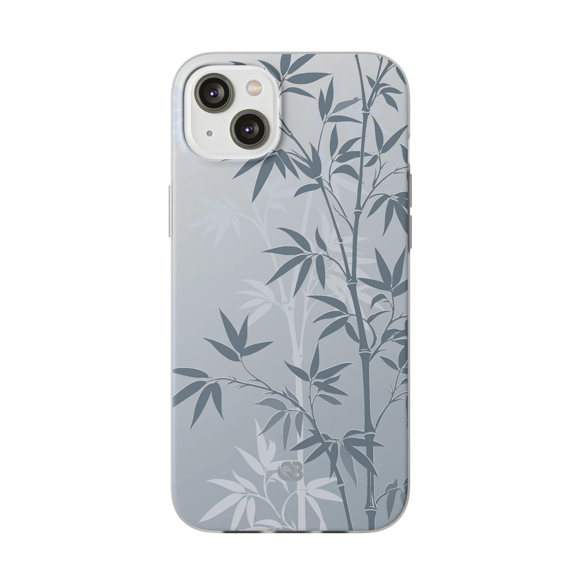 Blue Lite Phone Case for iPhone - Slate Bamboo Shadow