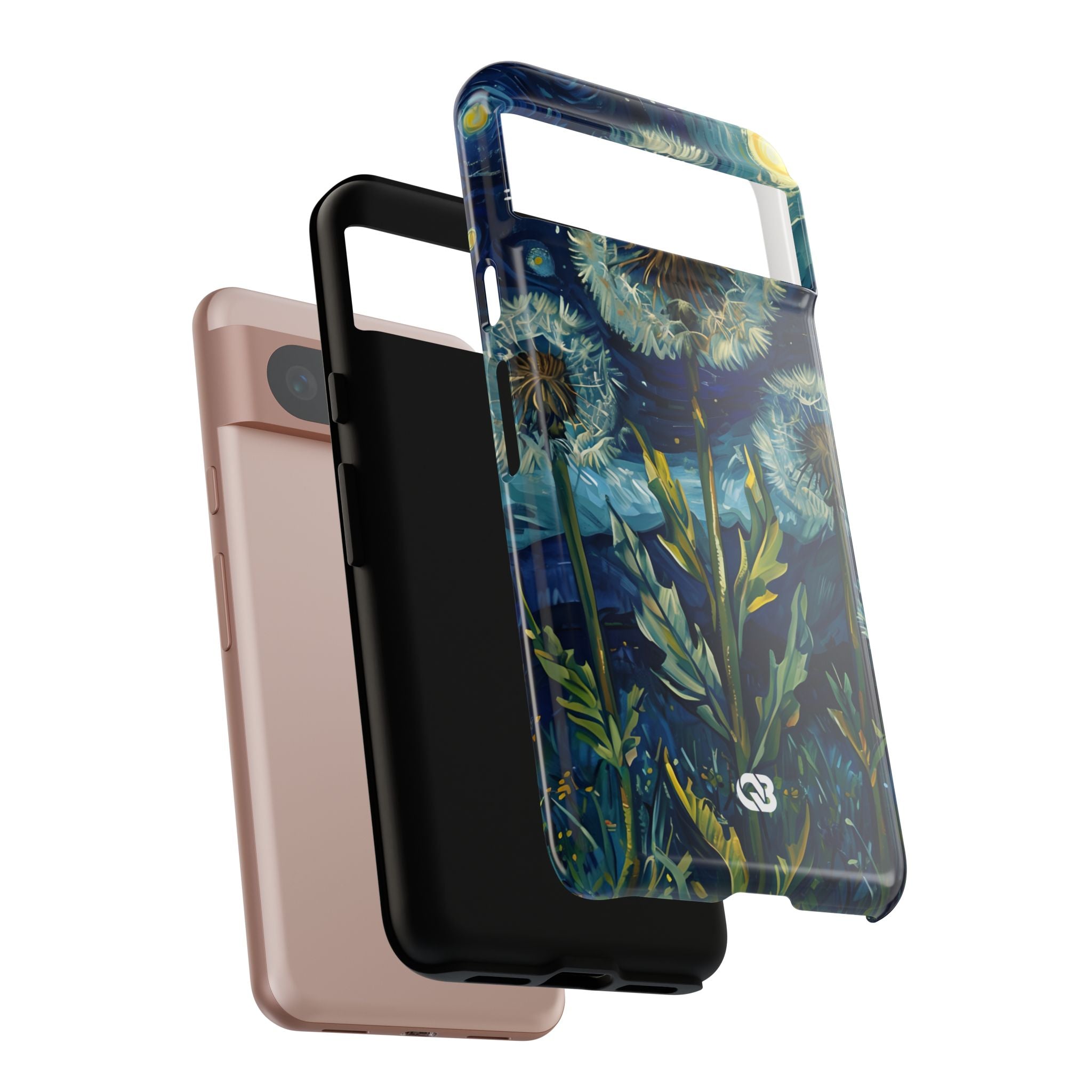 Starry Dandelion Swirl · Tough Phone Case for Google Pixel