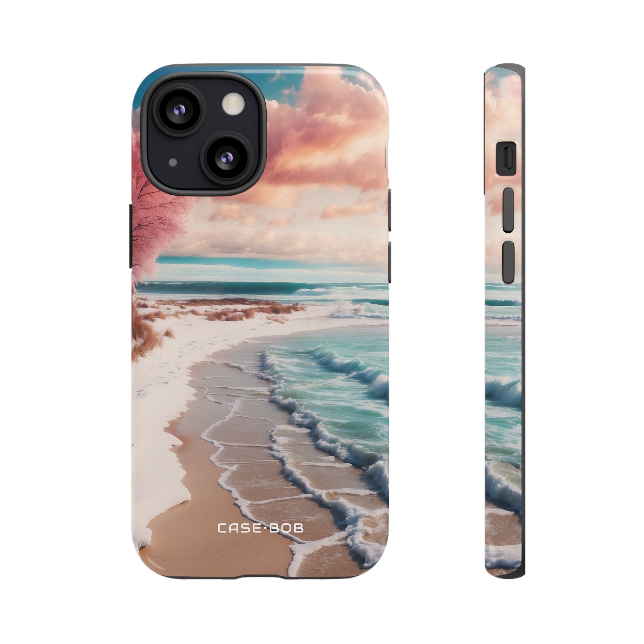 Pink Tree Breeze iPhone 13 Mini Case - Tough