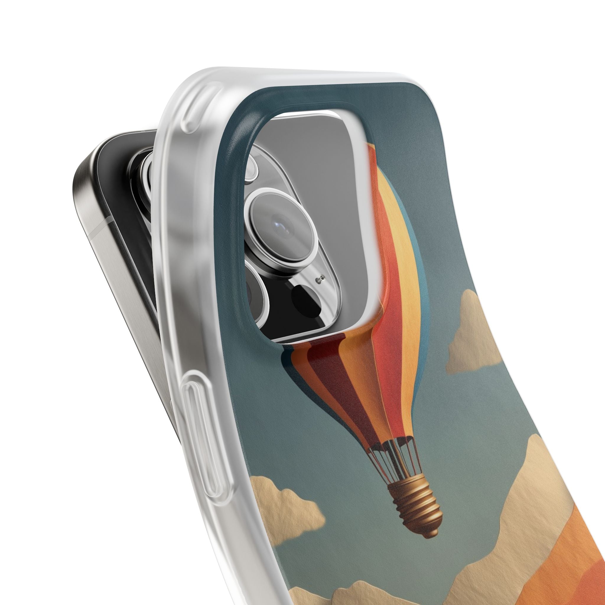 Lightbulb Balloon iPhone 16 Pro Skal - Mjuk