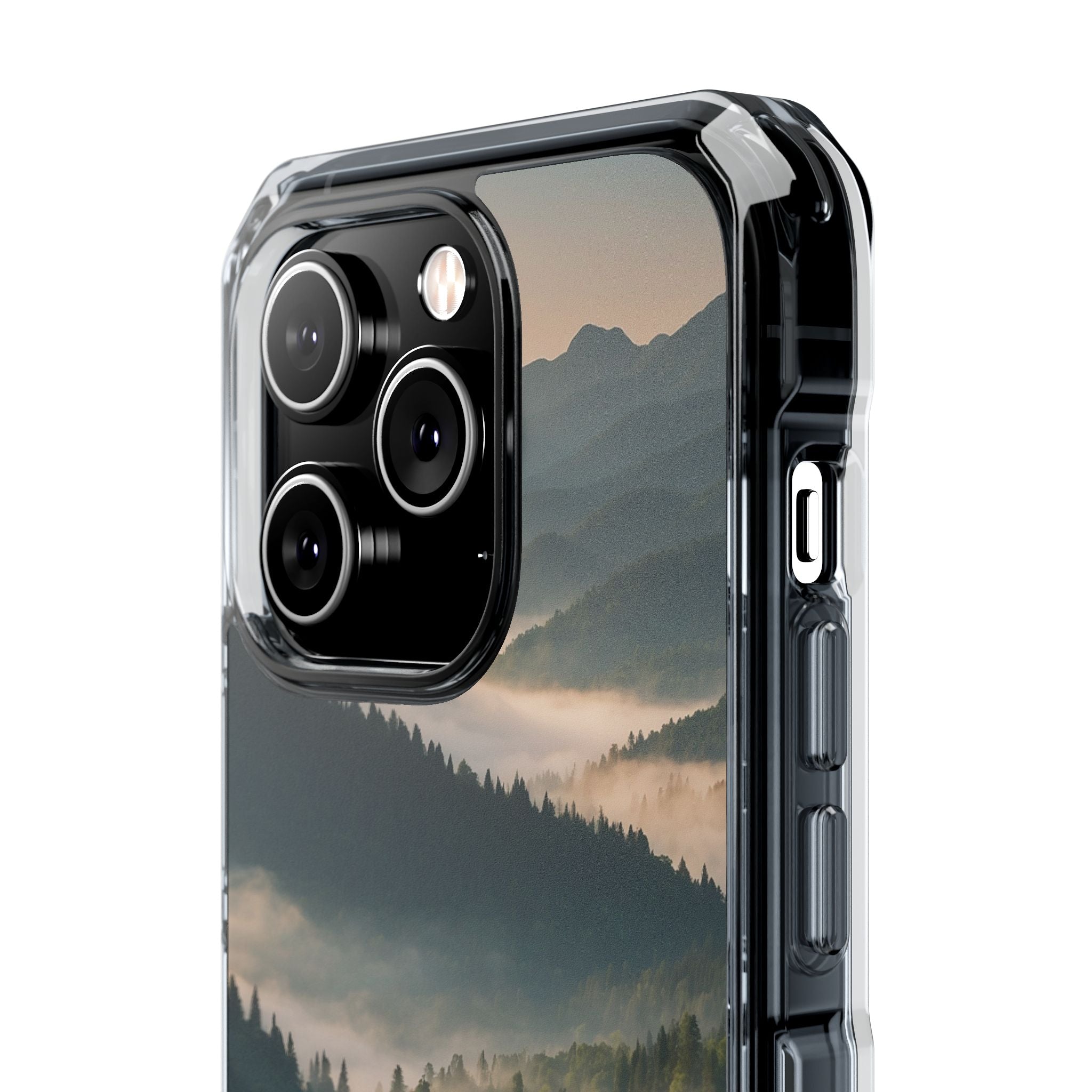 Foggy Mountain Ridge · Impact Handyhülle für iPhone · Magsafe