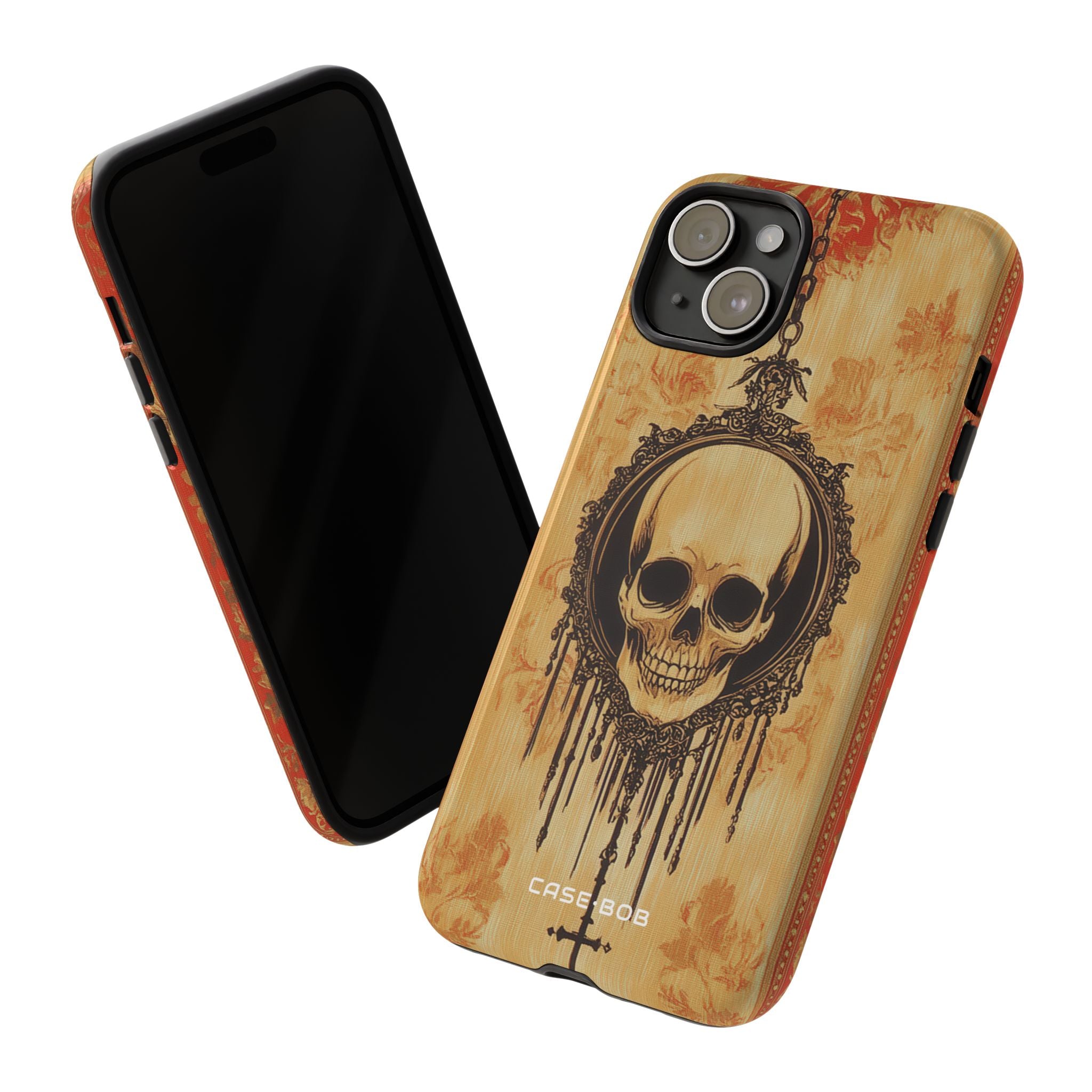 Skull Anhänger iPhone 15 Plus Case - Tough