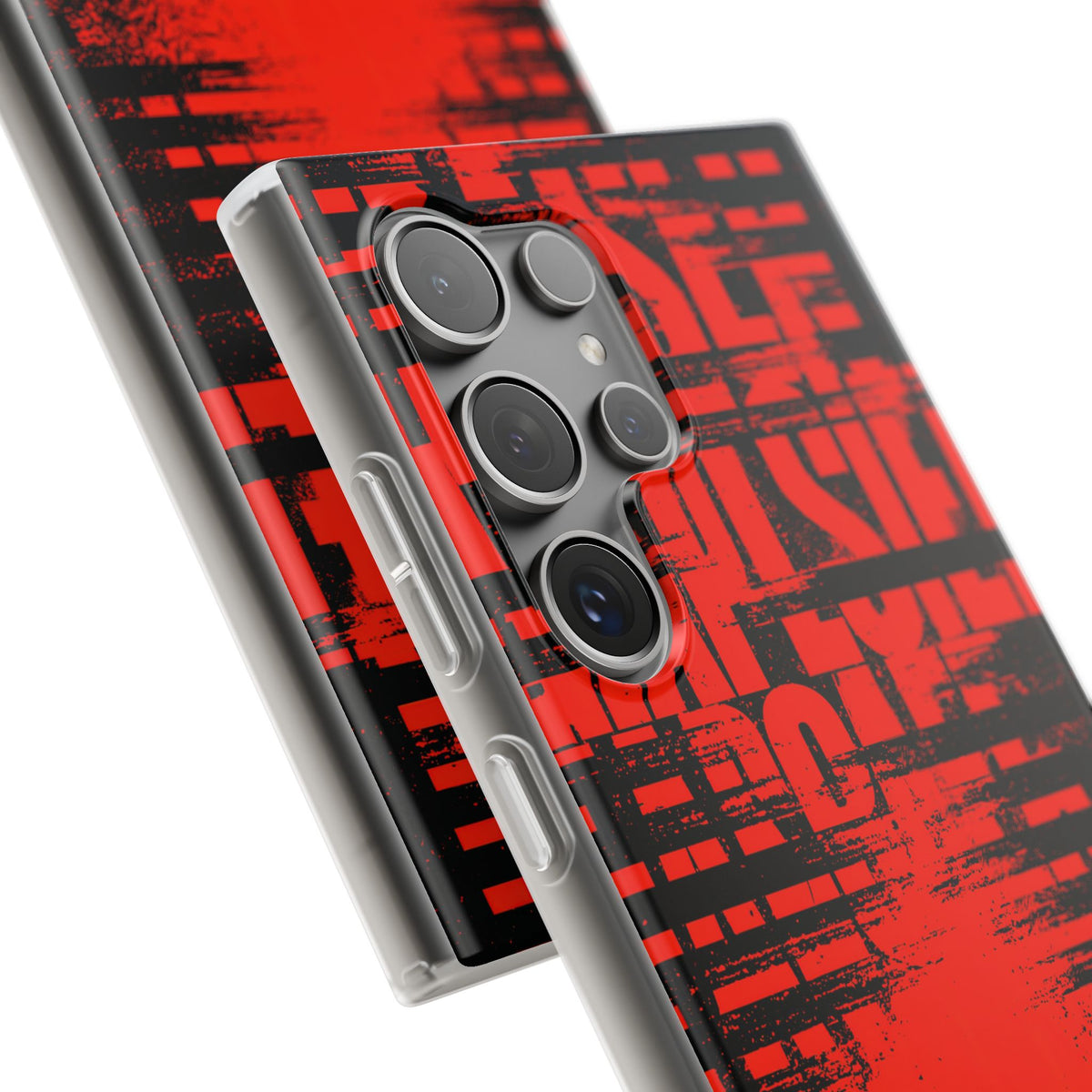 Crimson Redaction · Lite Phone Case for Samsung · Black