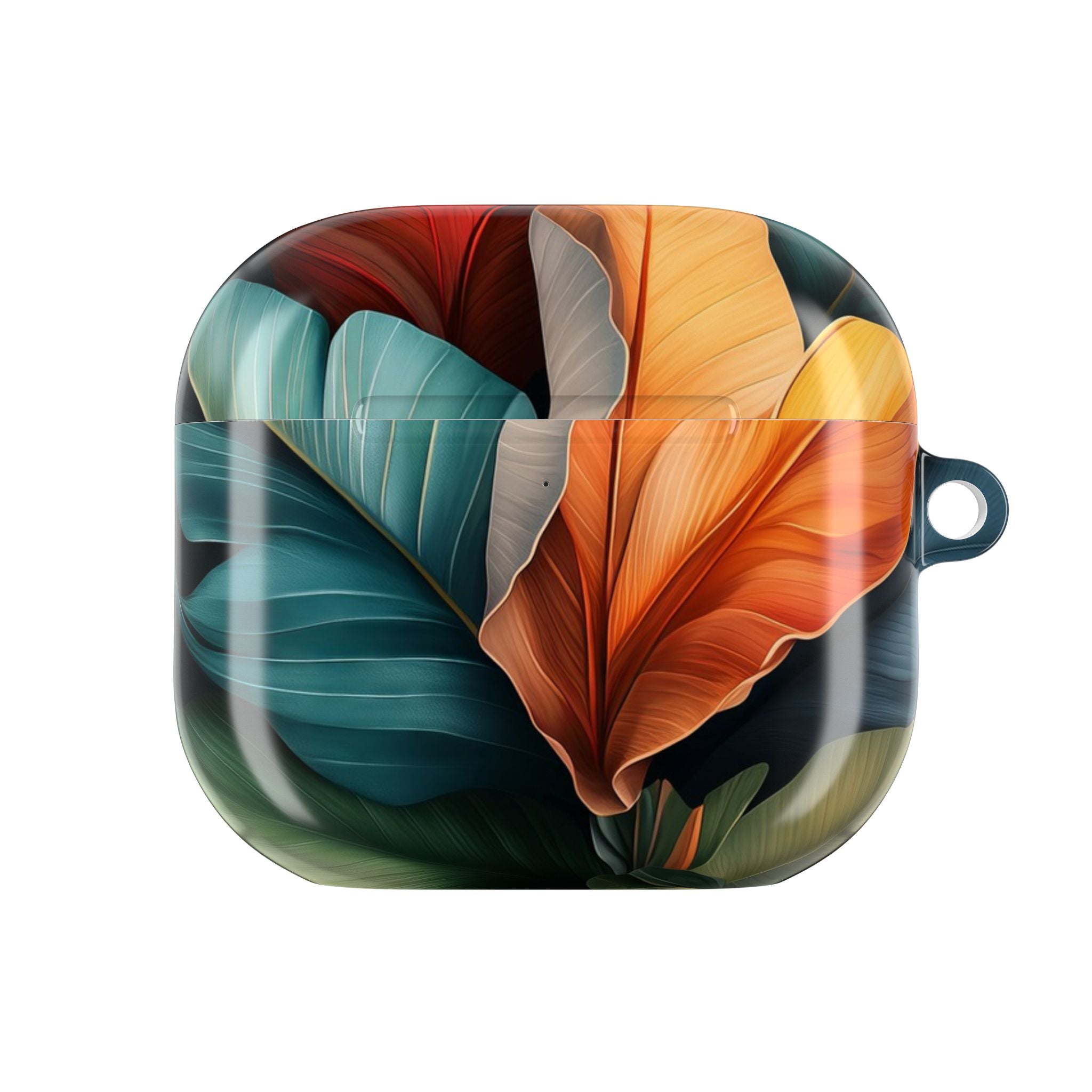 Tropical Ember Leaves - AirPods Case