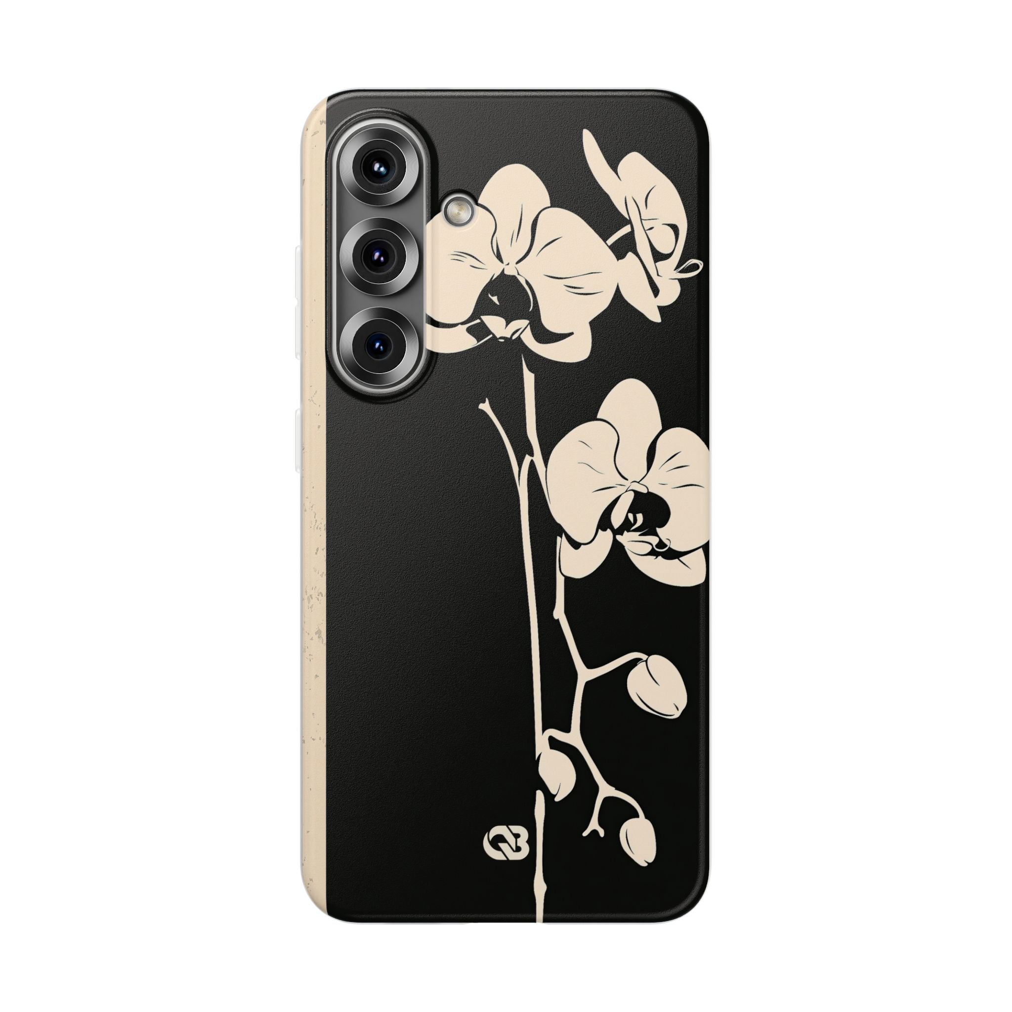 Black Lite Phone Case for Samsung - Obsidian Bone Orchid