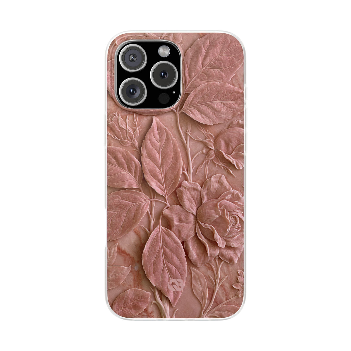 Blush Rose Relief · Lite Phone Case for iPhone · Pink