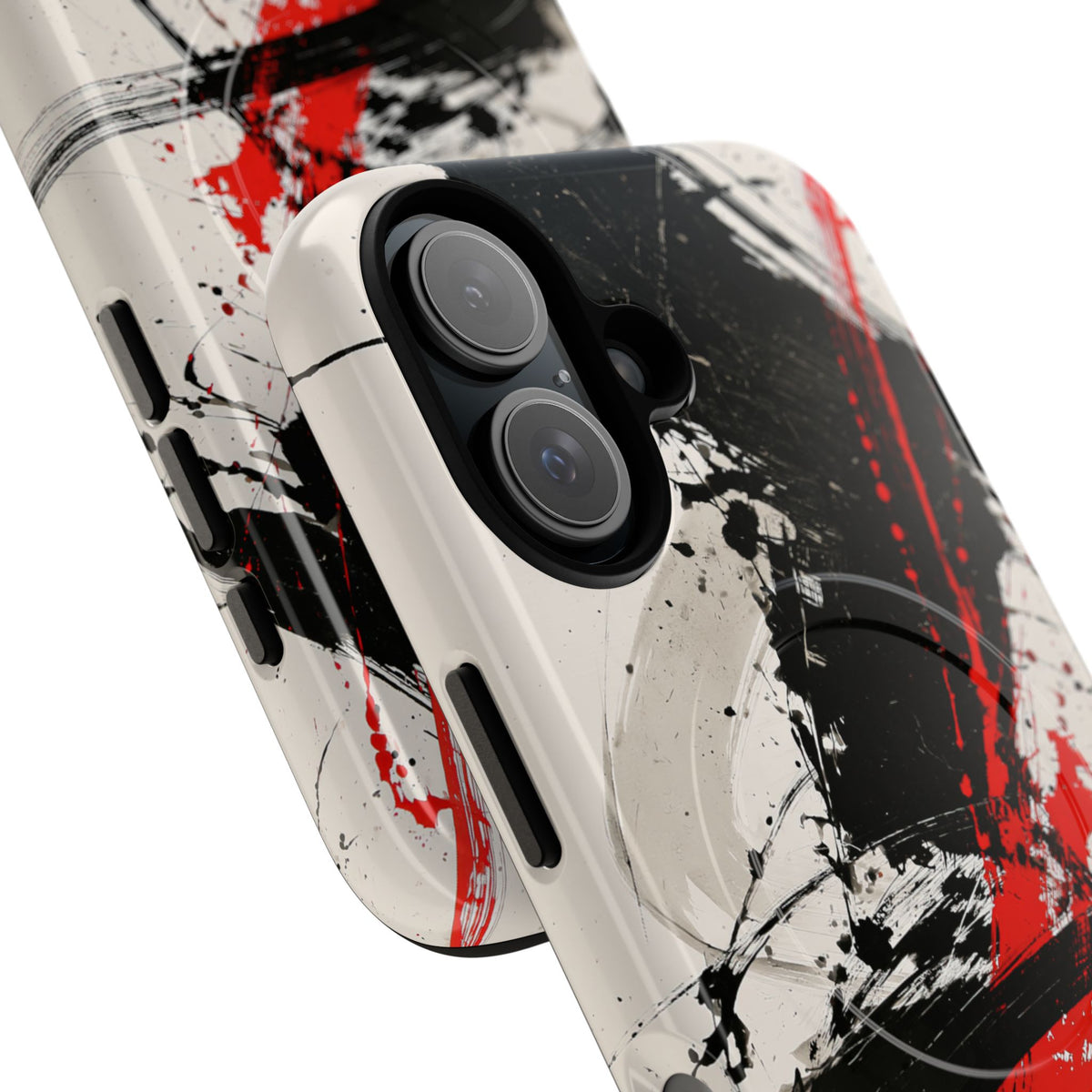 Crimson Sumi Slash · Tough 2.0 Magnetic Phone Case for iPhone · White