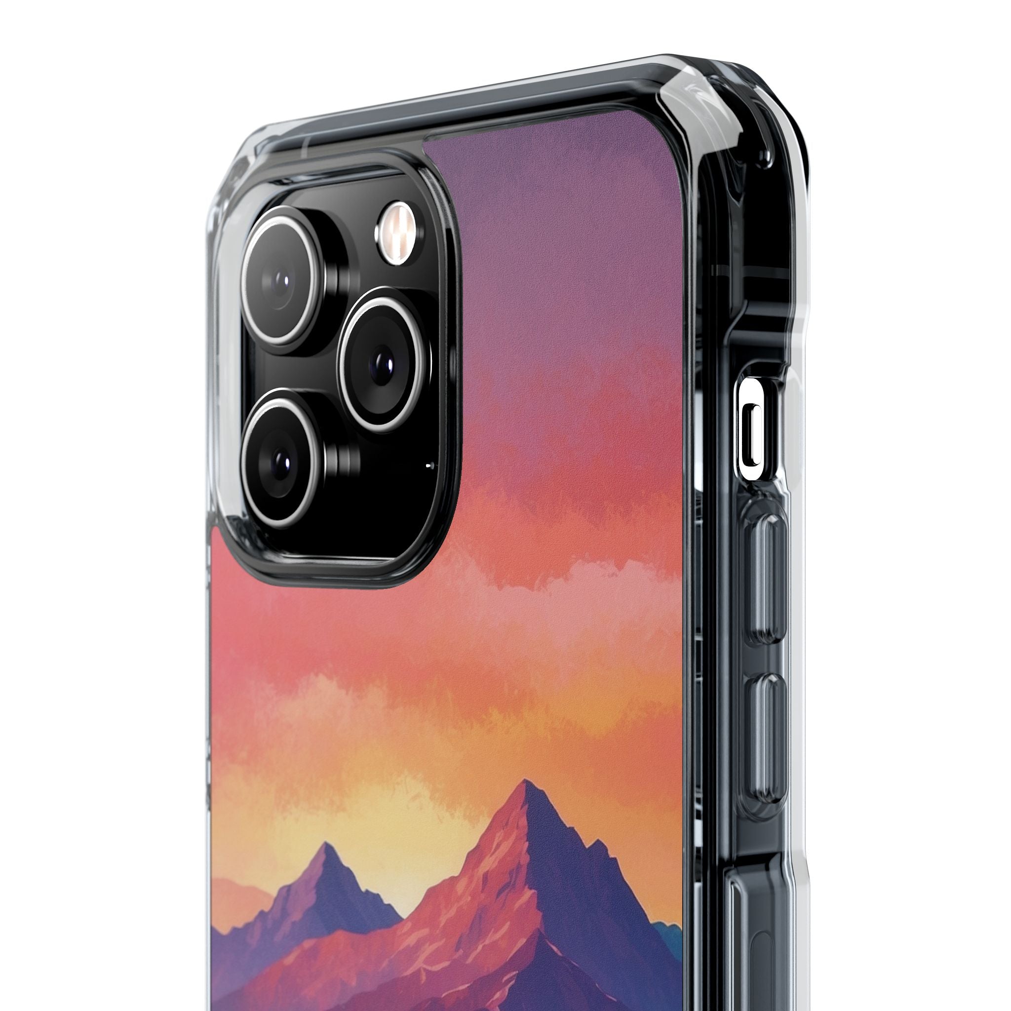 Crimson Mountain Dusk · Impact Handyhülle für iPhone · Magsafe