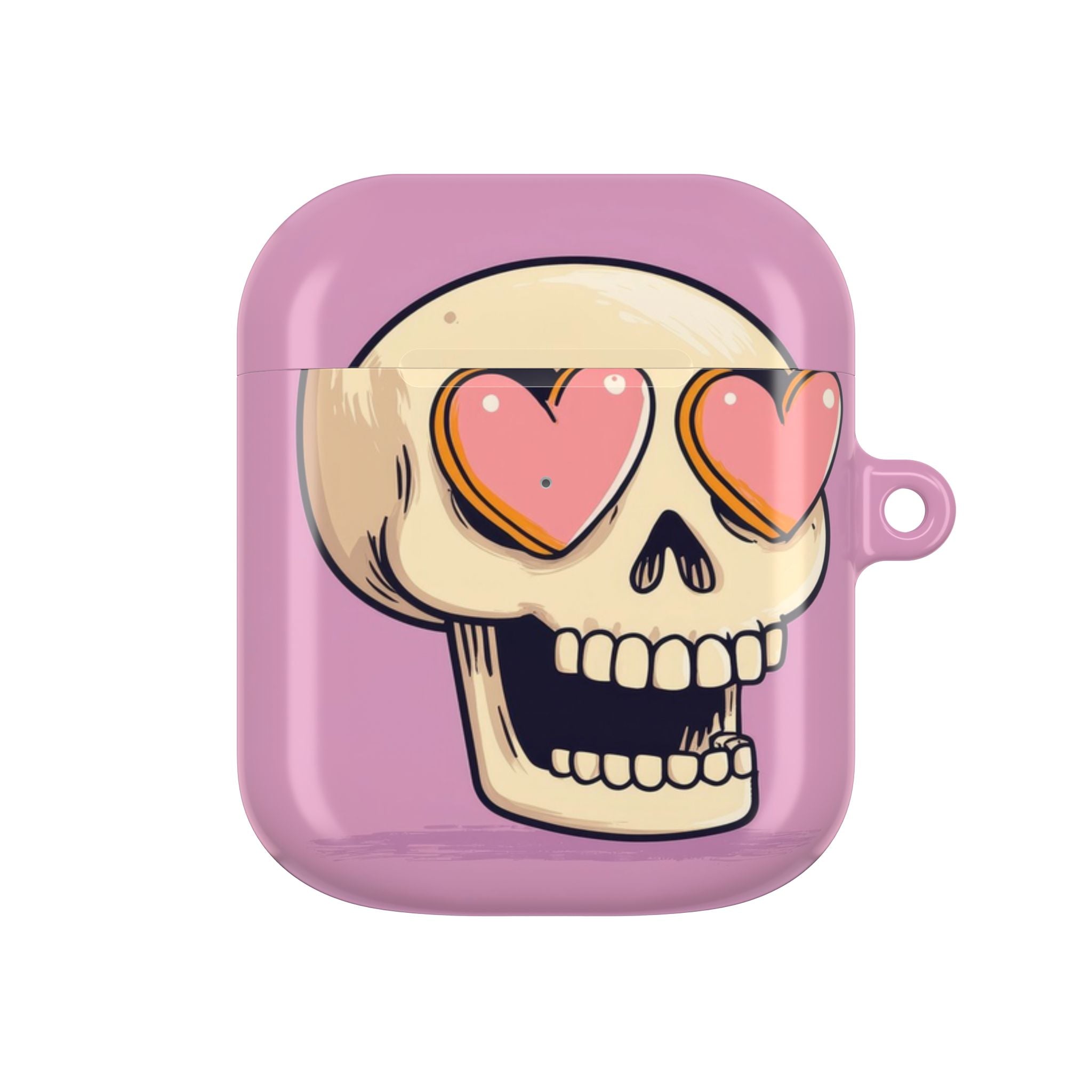Heart Eyes Skull - AirPods Case
