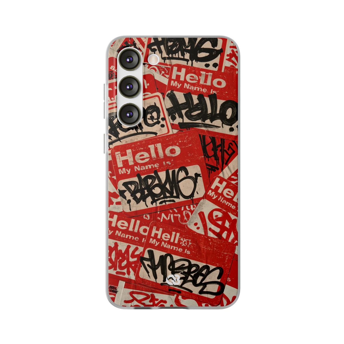 Slap Tag Collage · Lite Phone Case for Samsung · Red