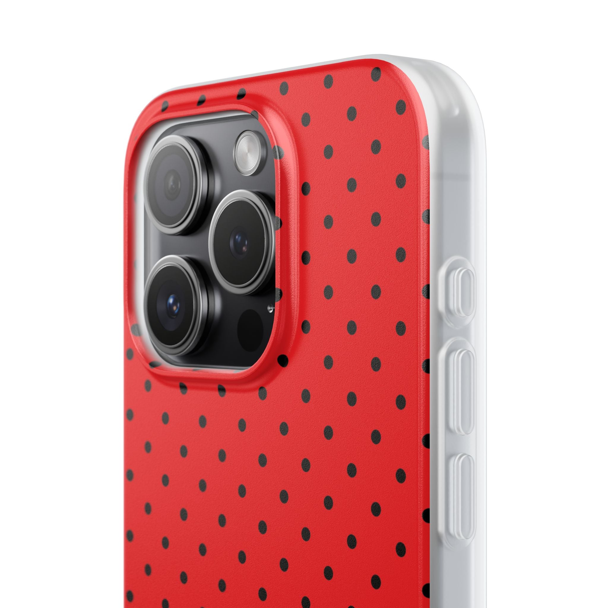 Crimson Punktmatrix iPhone 15 Pro Case - Soft