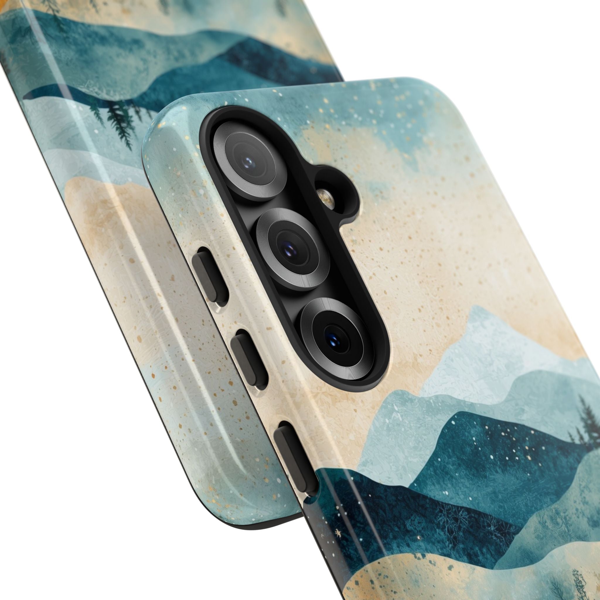 Mondbeschienene Berge Samsung S25 Case - Tough