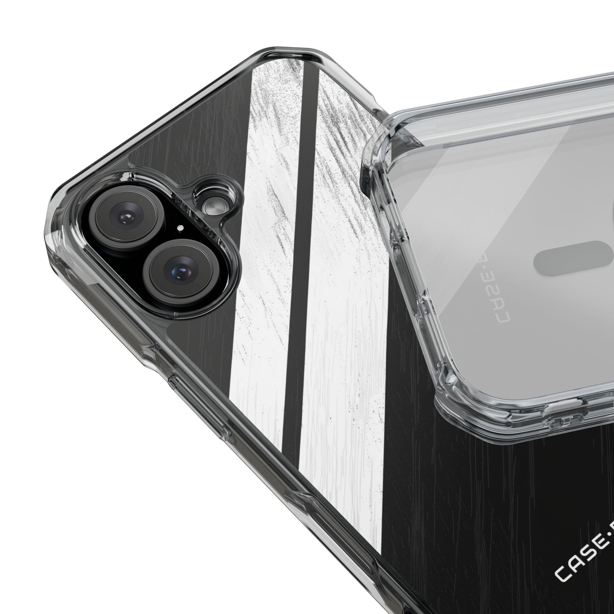 Distressed Stripe Motion iPhone 16 Case - Impact - CASE•BOB