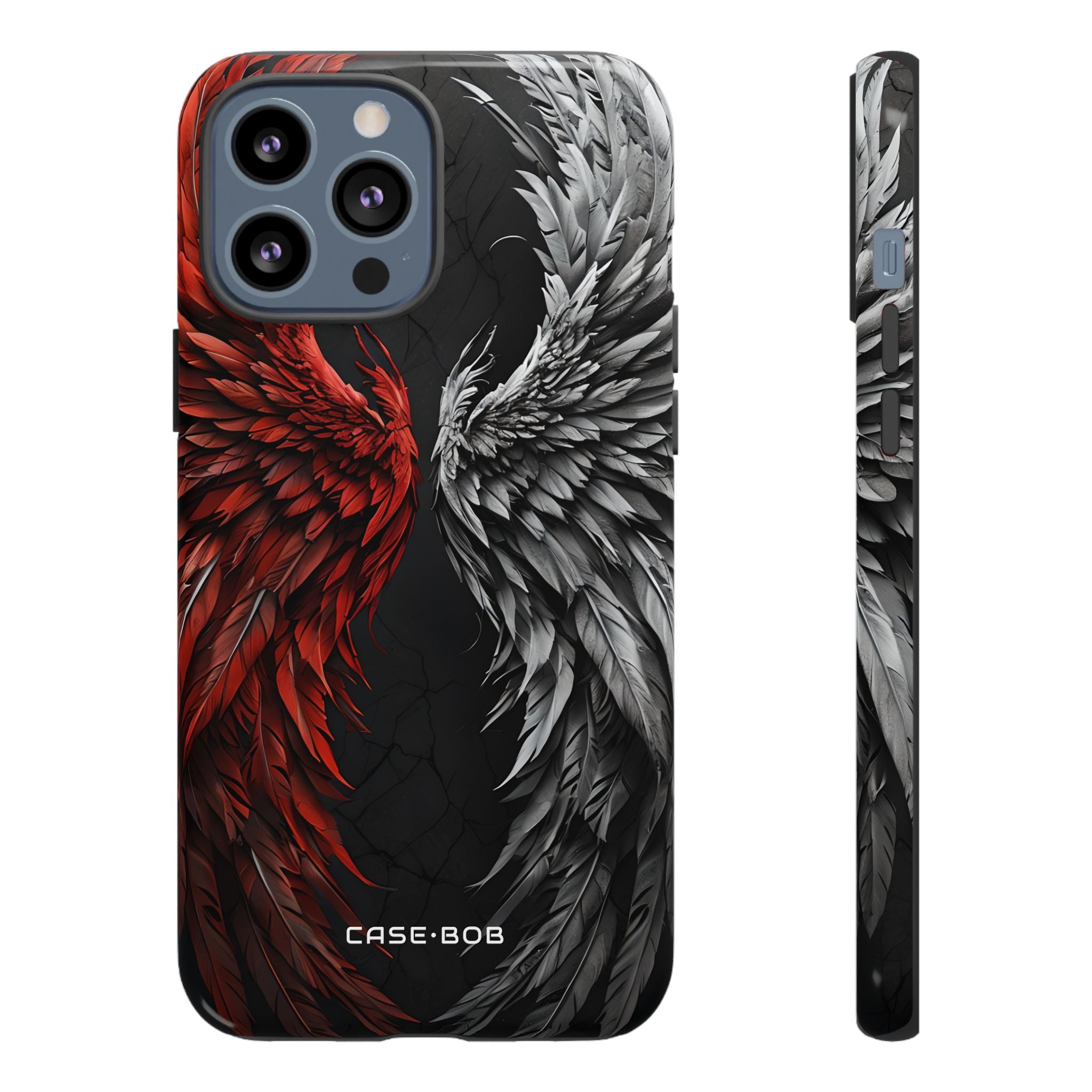 Crimson White Wings iPhone 13 Pro Max - Kova suojakotelo