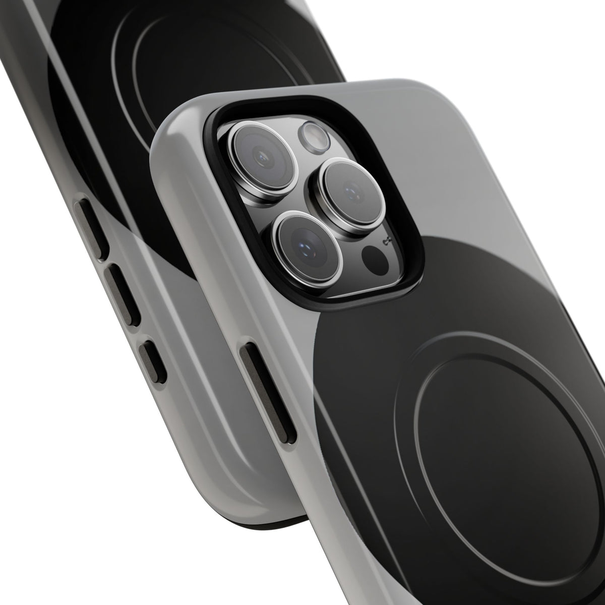 Grey Tough 2.0 Magsafe Phone Case for iPhone - Matte Onyx Sphere