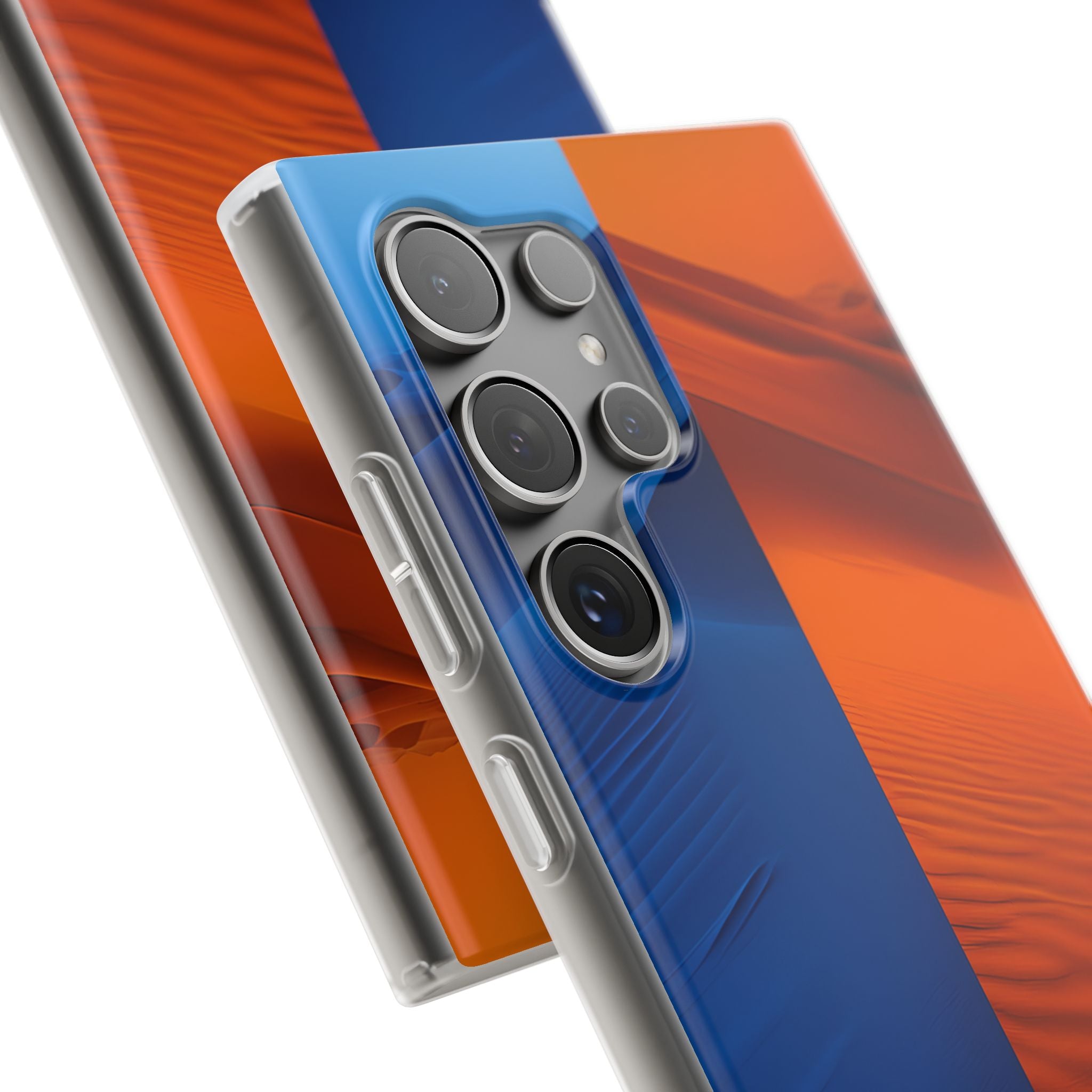 Split Dune Horizon · Soft Phone Case for Samsung