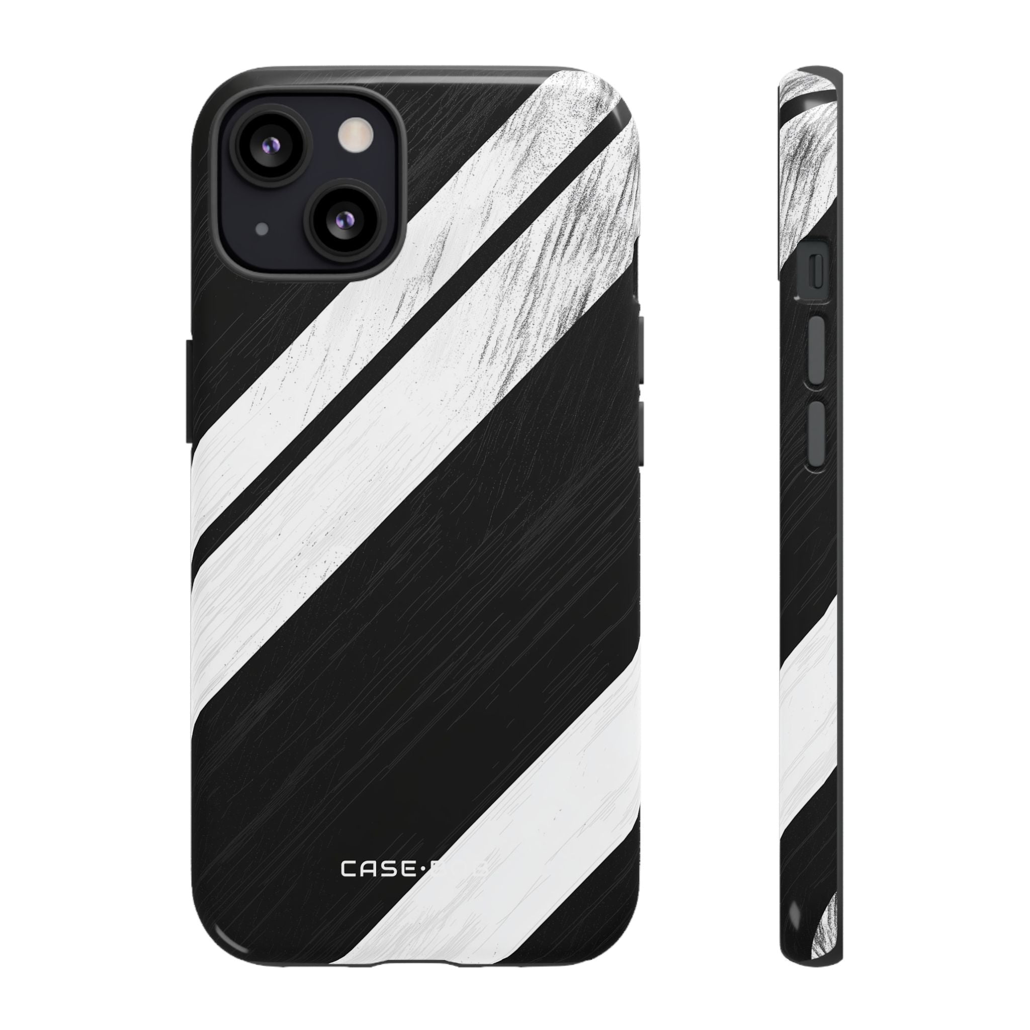 Distressed Stripe Motion iPhone 13 Case - Tough