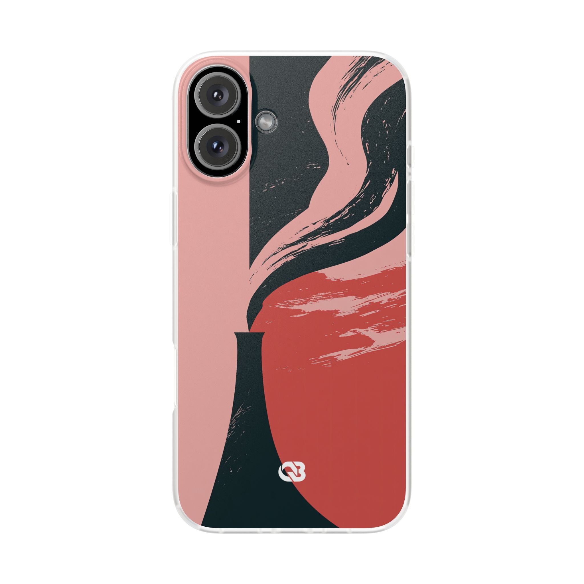 Pink Lite Phone Case for iPhone - Cinder Rose Plume