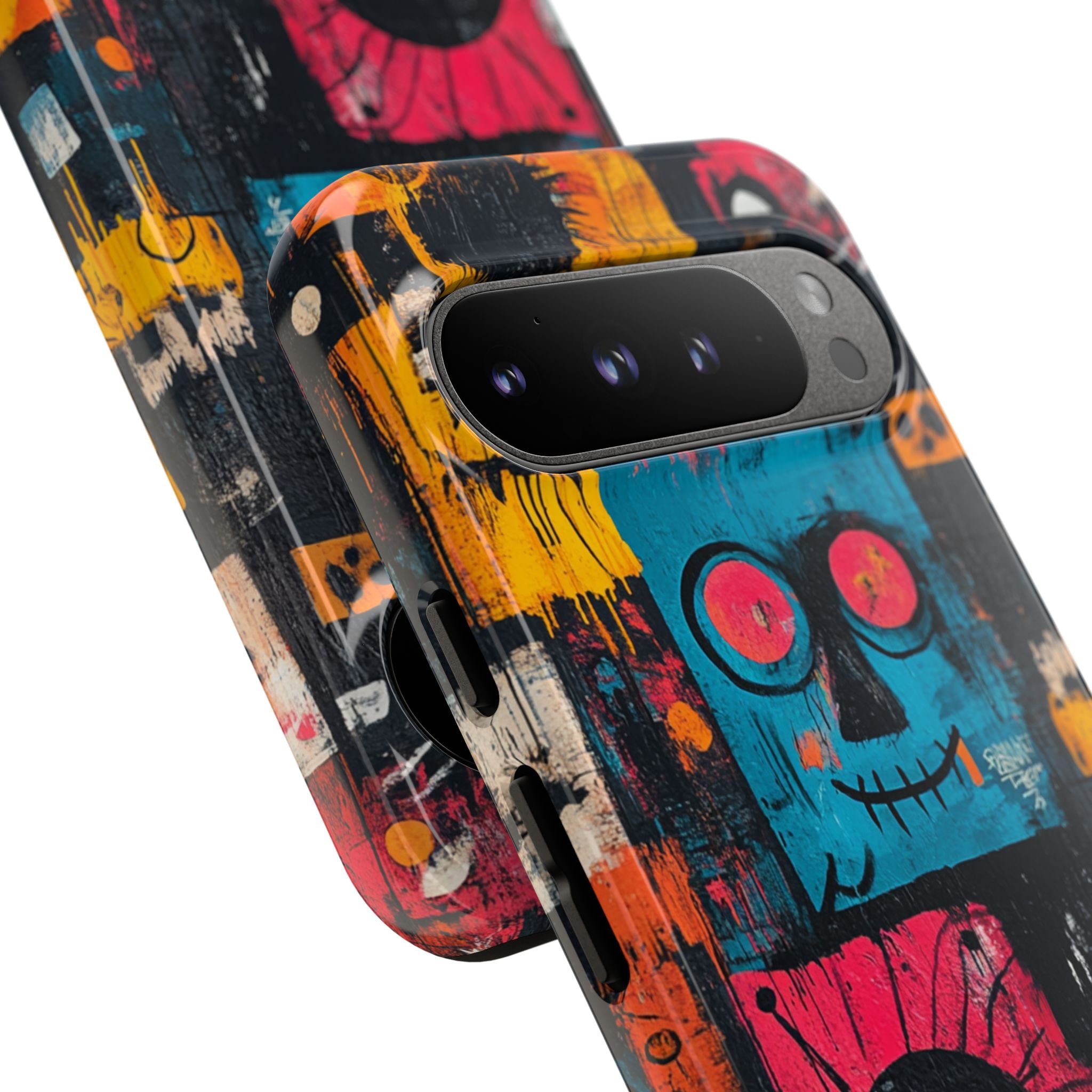 Blue Stitch Smile Google Pixel 9 Pro XL Case - Tough