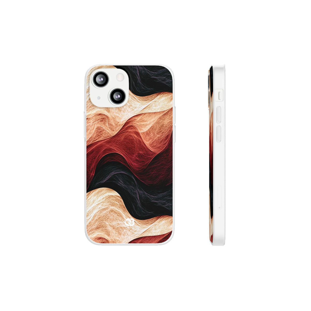 Ember Wave Dispersion · Lite Phone Case for iPhone · Red