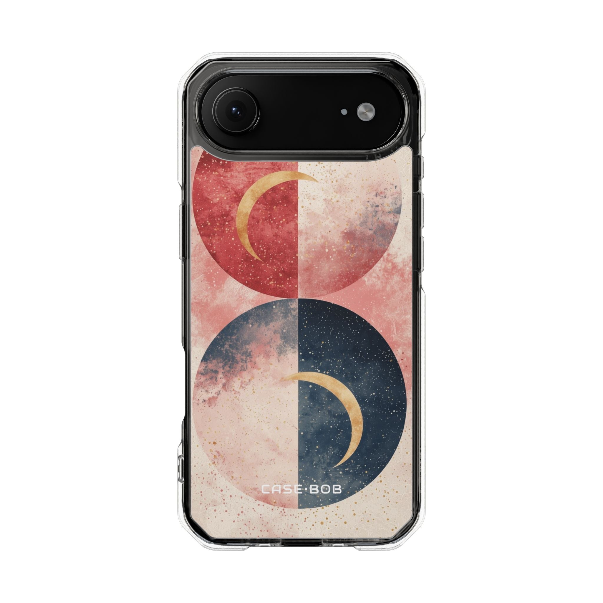 Golden Crescents Navy iPhone 17 Air Case - Impact
