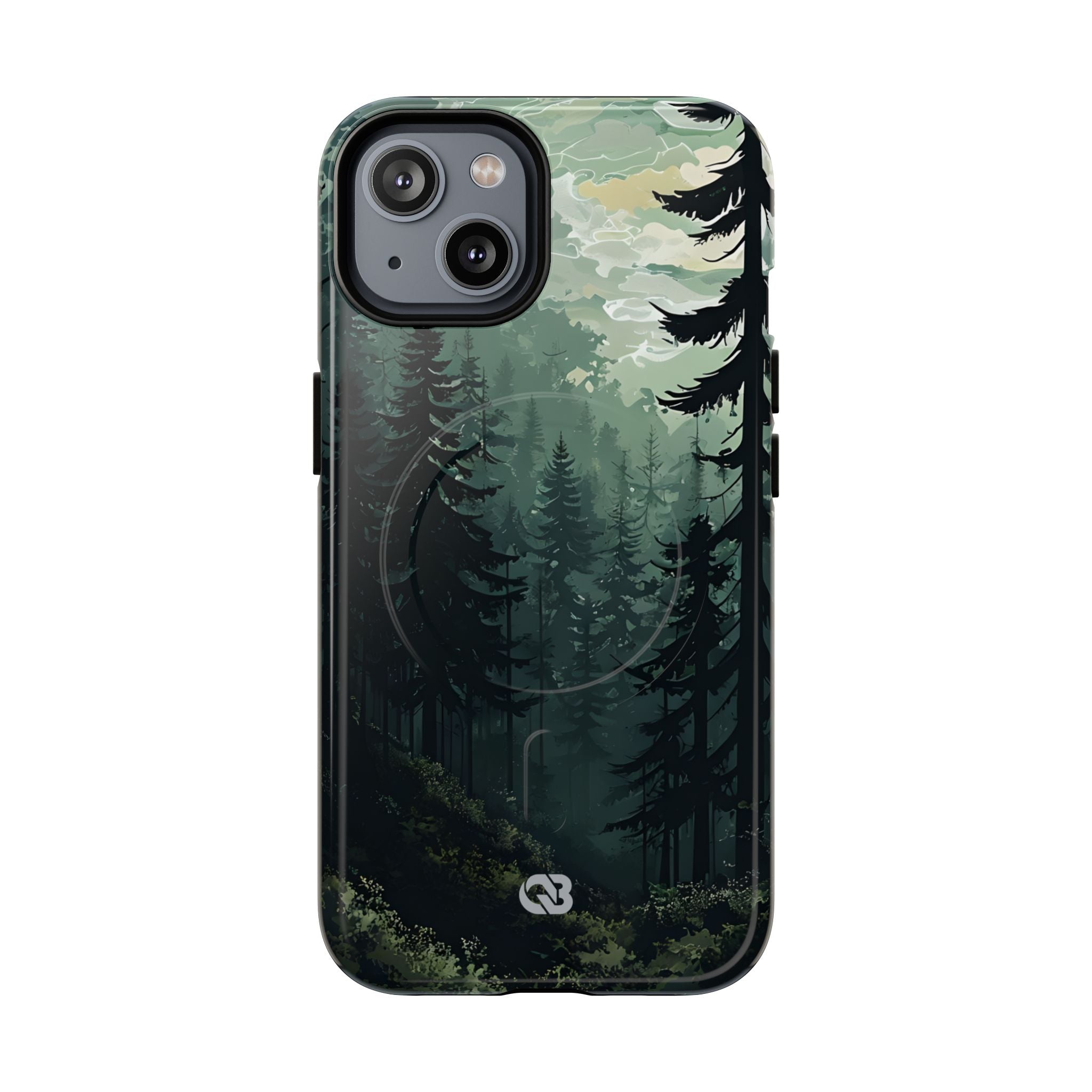 Misty Pine Shadow · Tough+ Phone Case for iPhone · Magsafe