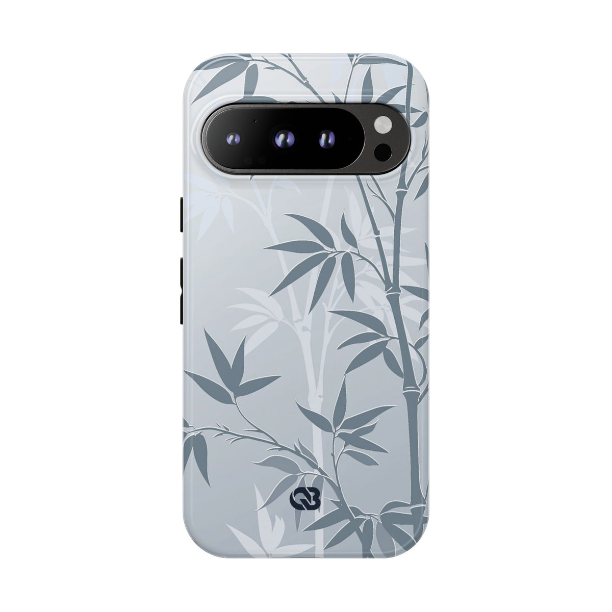 Misty Bamboo Grove · Tough Phone Case for Pixel · Blue