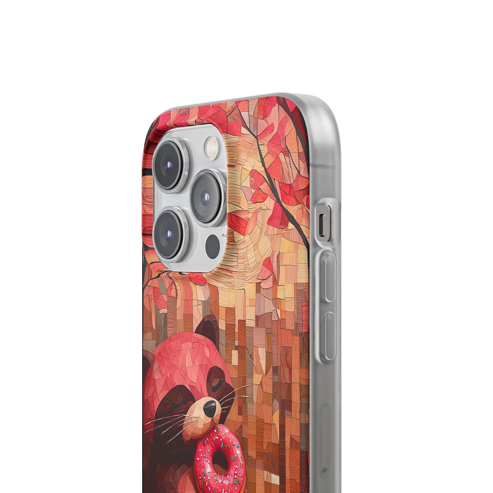 Crimson Donut Bandit · Soft Custodia per iPhone