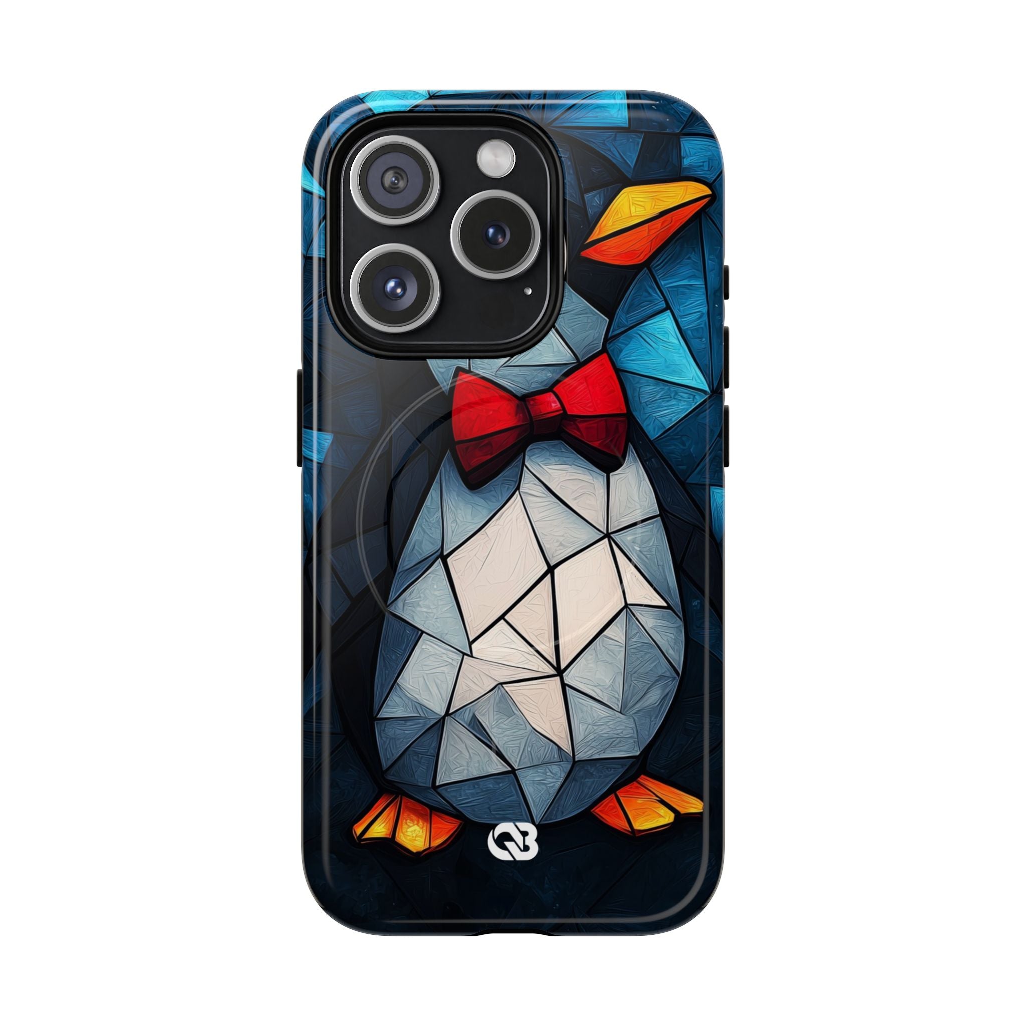 Mosaic Bowtie Penguin · Tough+ Phone Case for iPhone · Magsafe
