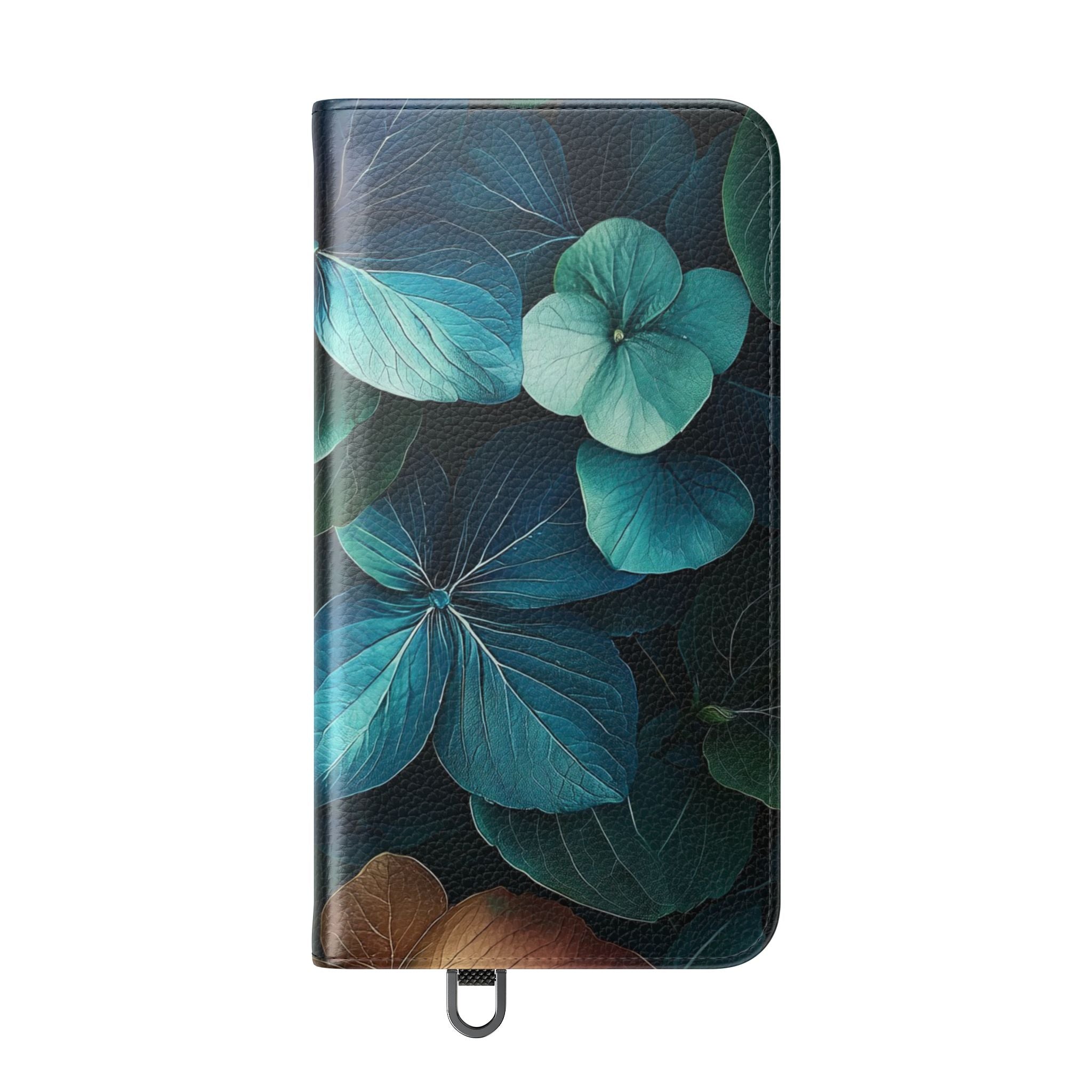 Teal Bloom - Samsung S24 Plus Case - Wallet