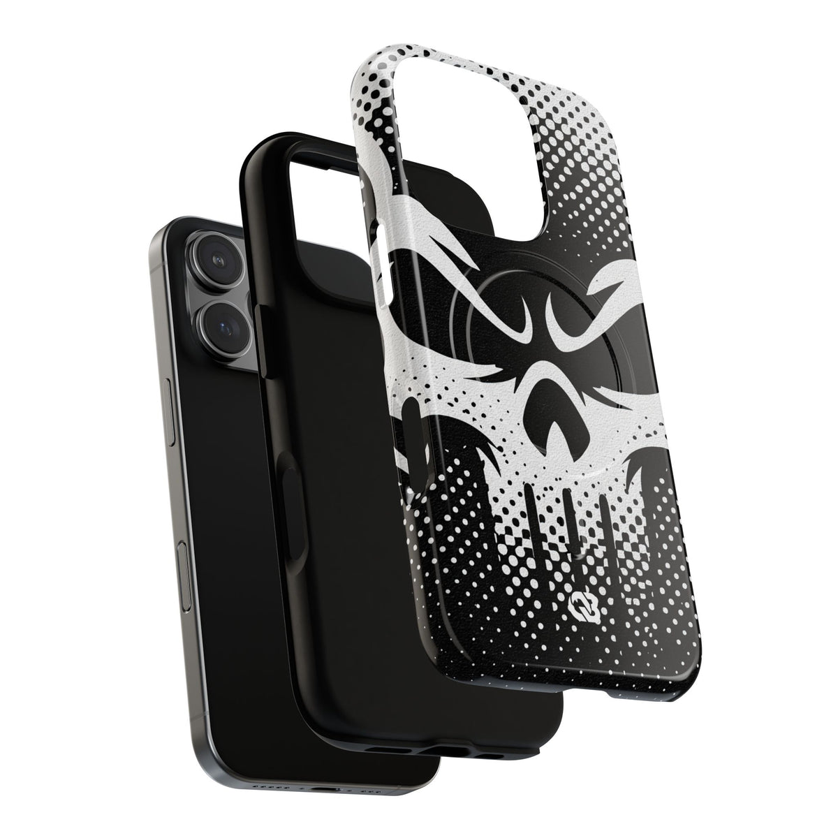 Phantom Halftone · Tough 2.0 Magnetic Phone Case for iPhone · Black