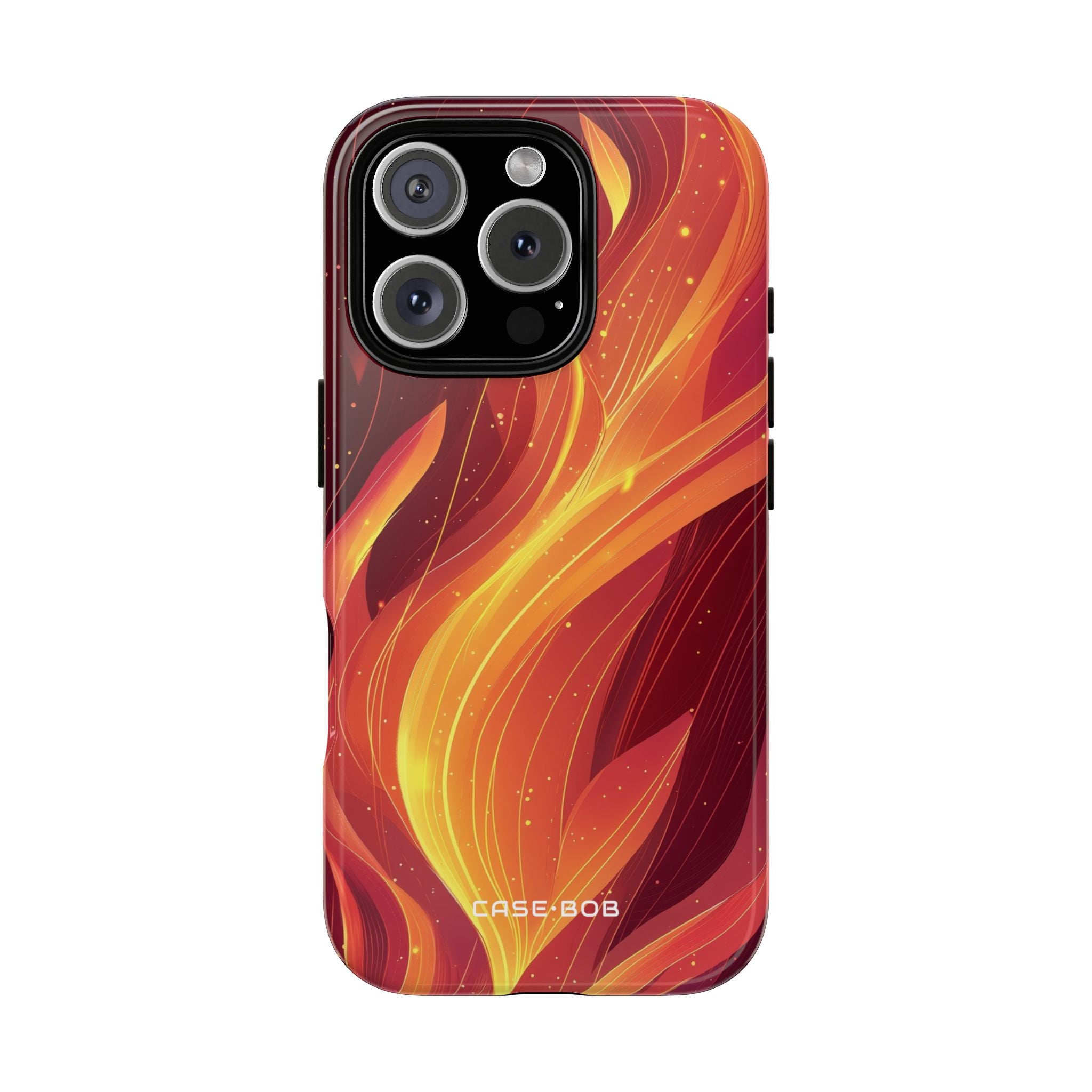 Glowing Flame iPhone 16 Pro Case - Tough