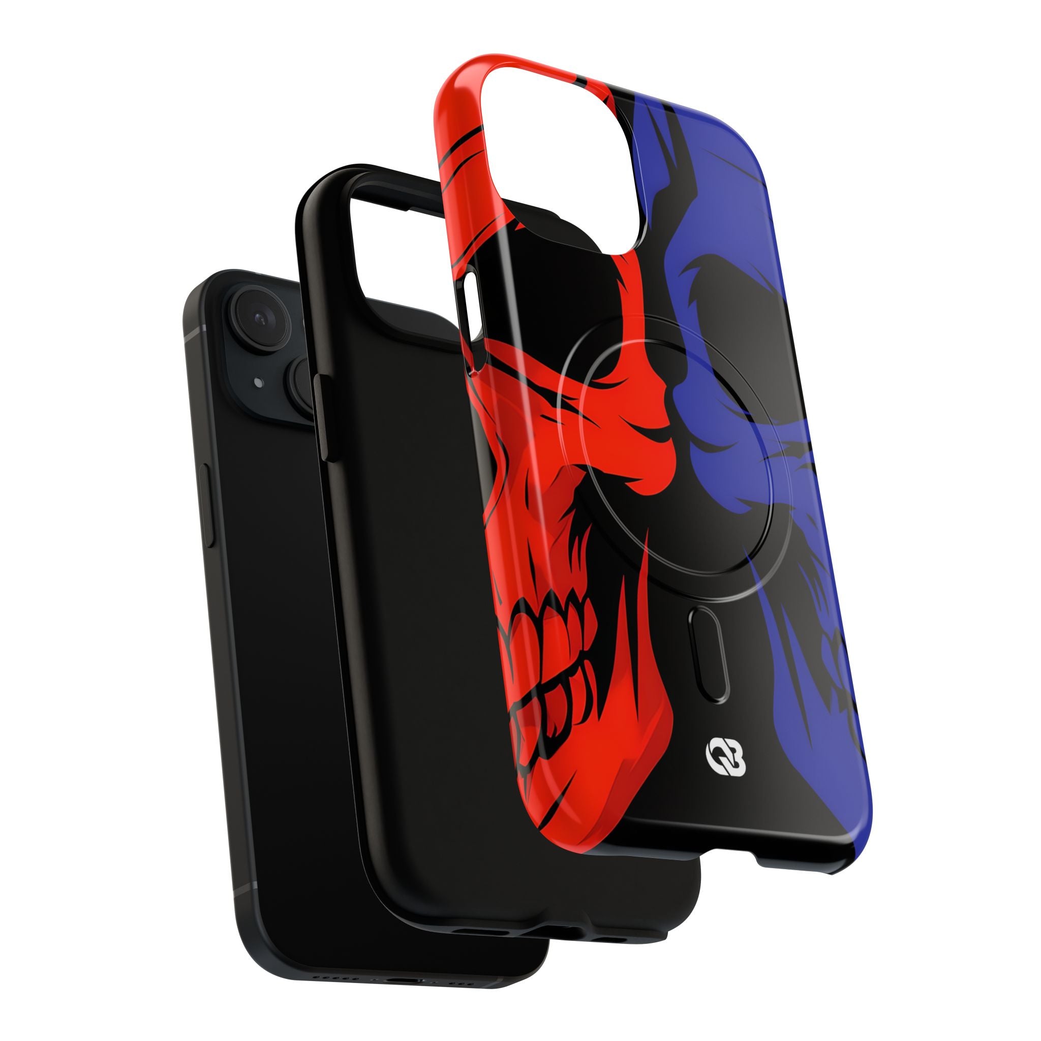 Crimson Cobalt Skulls · Tough+ Phone Case for iPhone · Magsafe