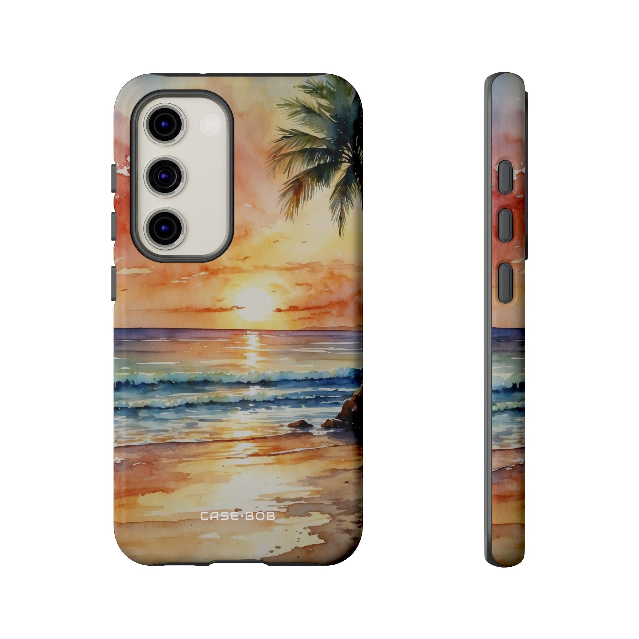 Sunset Palm Samsung S23 Case - Tough