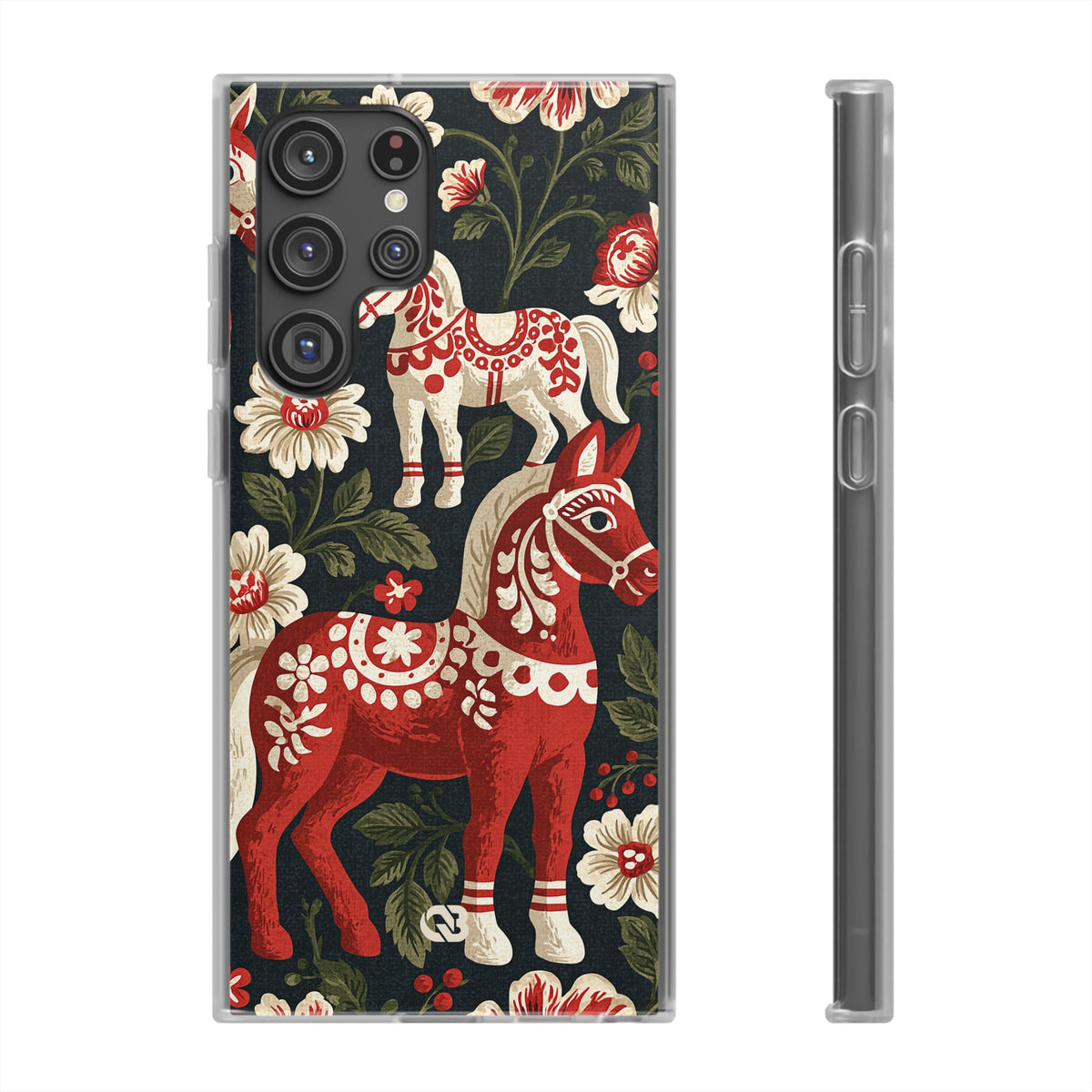 Nordic Dala Meadow · Lite Phone Case for Samsung · Red