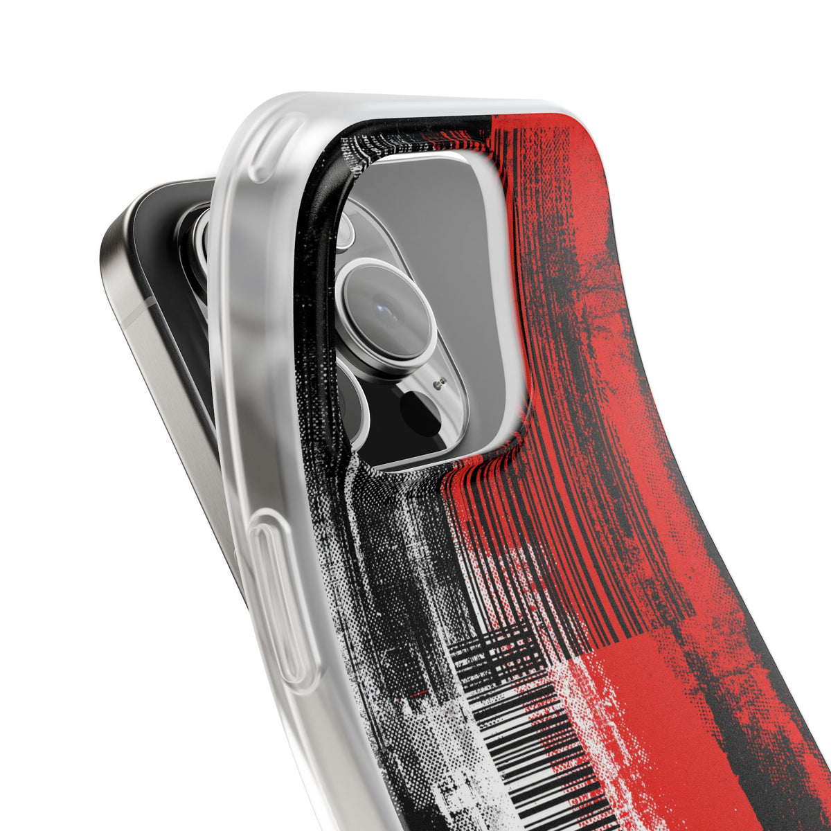 Distorted Barcode · Lite Phone Case for iPhone · Black