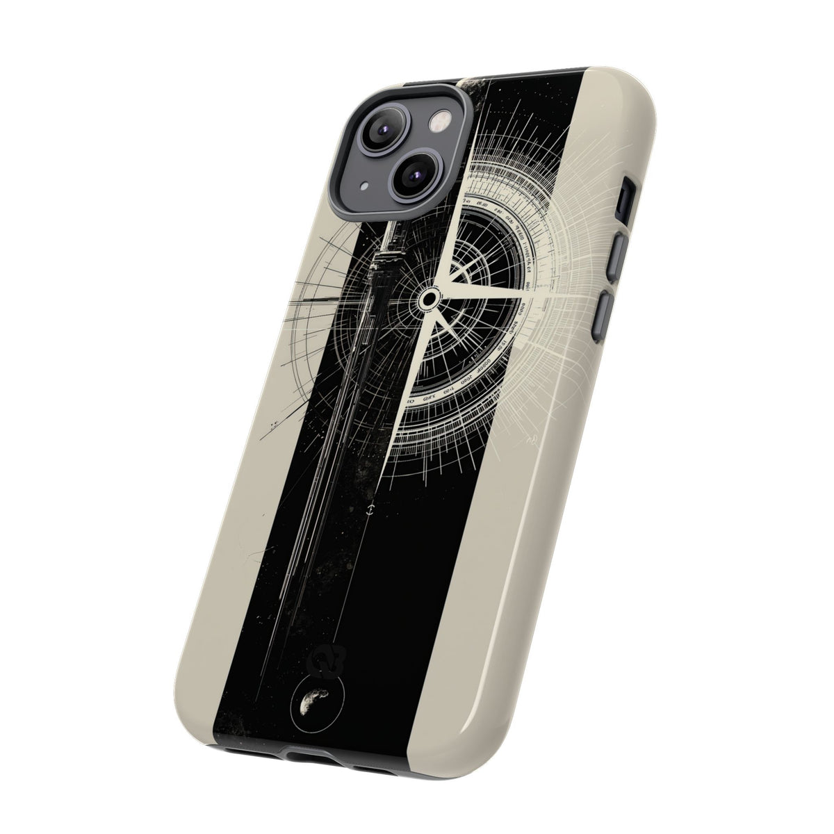 Orbital Meridian · Tough Phone Case for iPhone · Beige