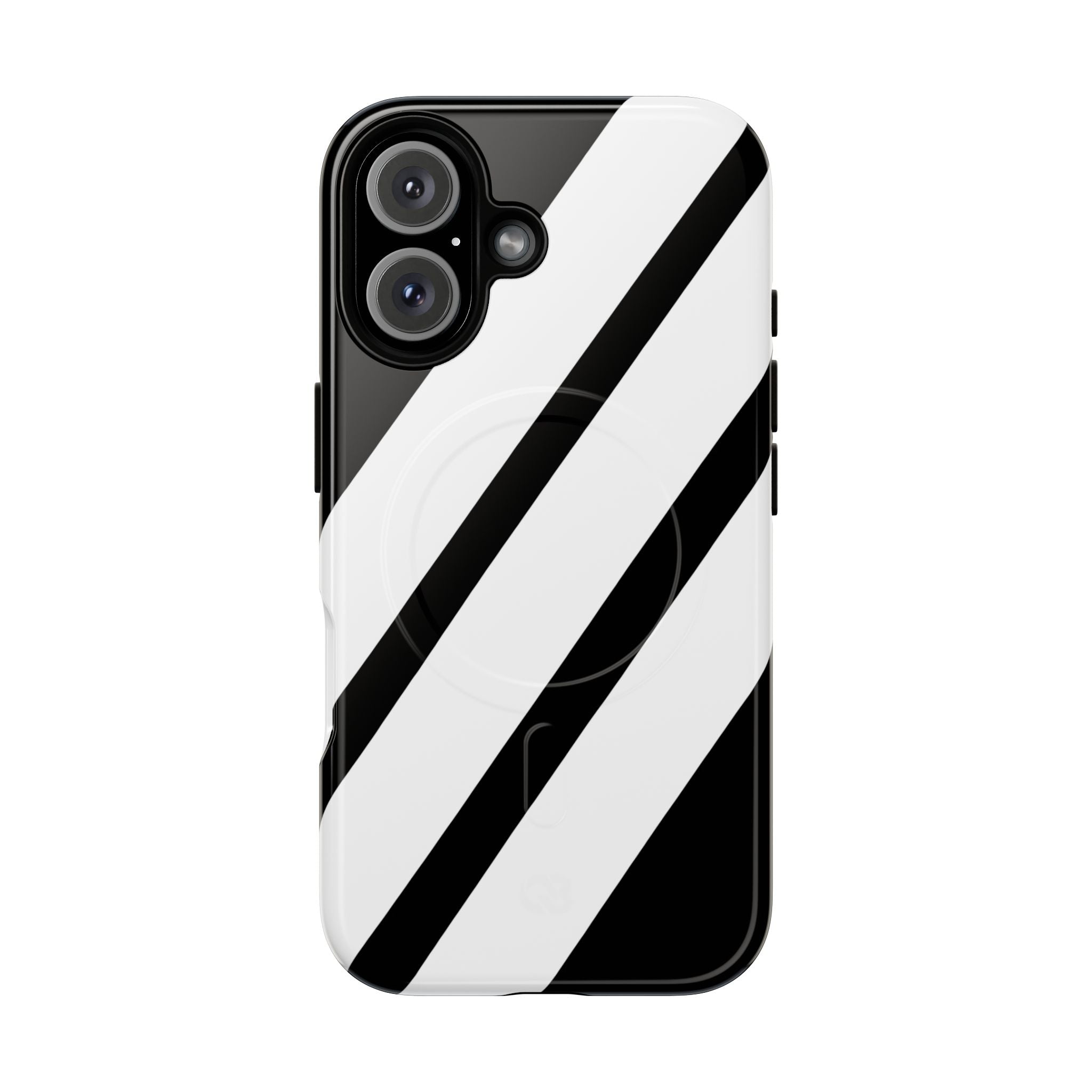 Obsidian White Bars · Tough+ Phone Case for iPhone · Magsafe