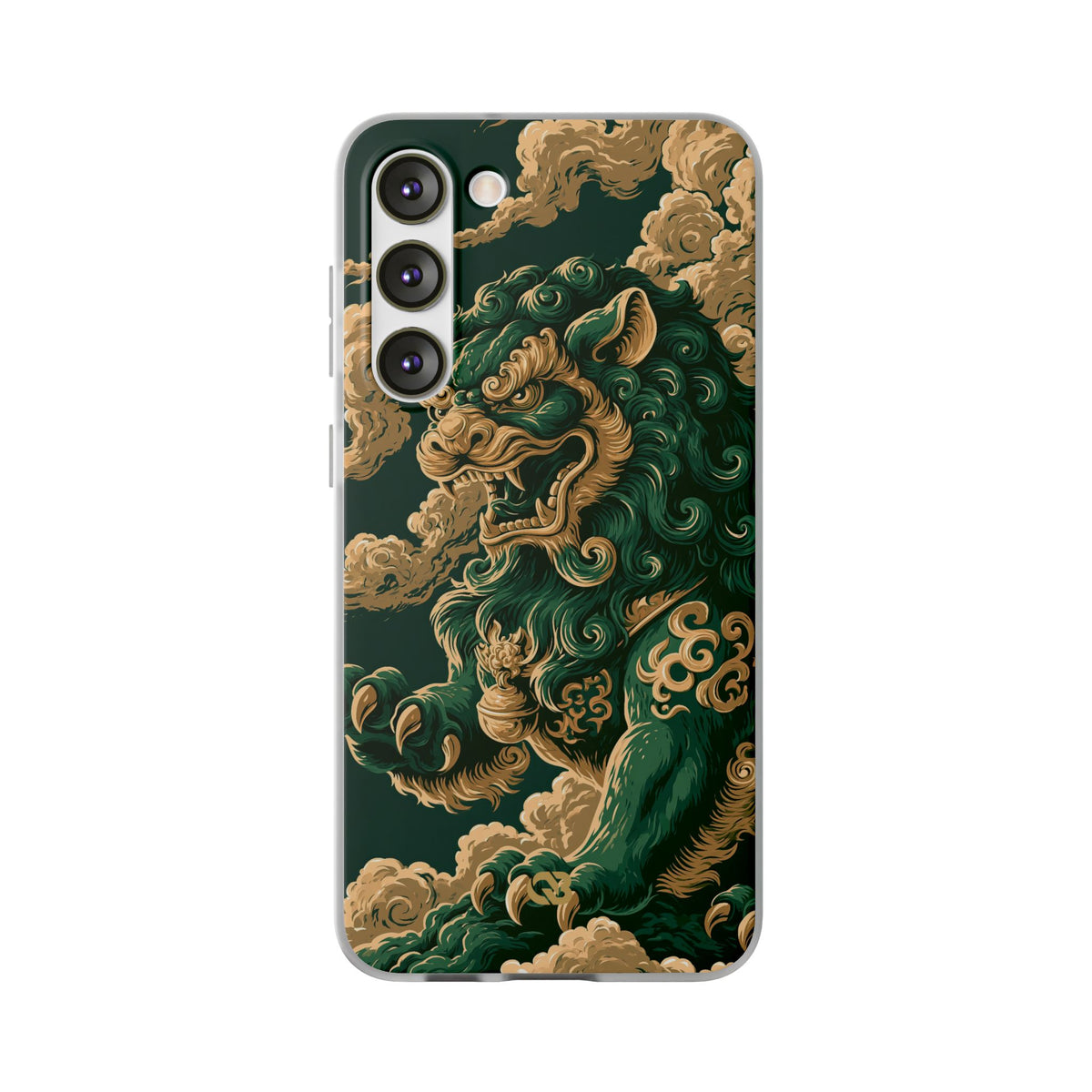 Imperial Guardian Lion · Lite Phone Case for Samsung · Green
