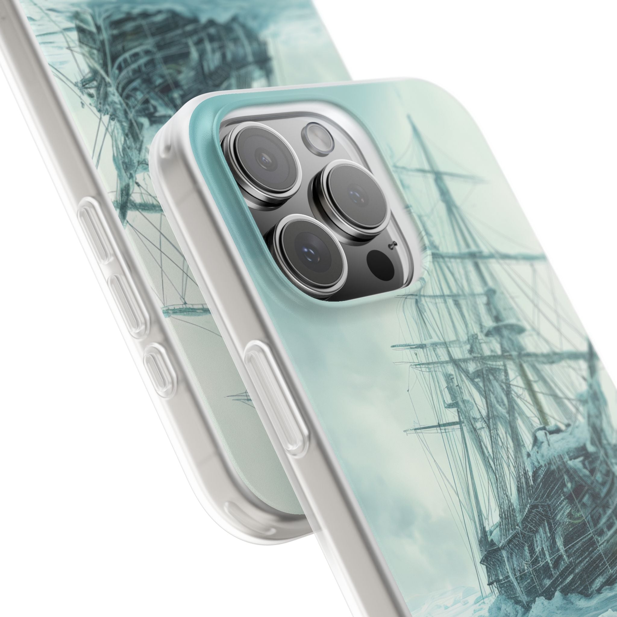 Icebound Ship iPhone 16 Pro Max Case - Soft