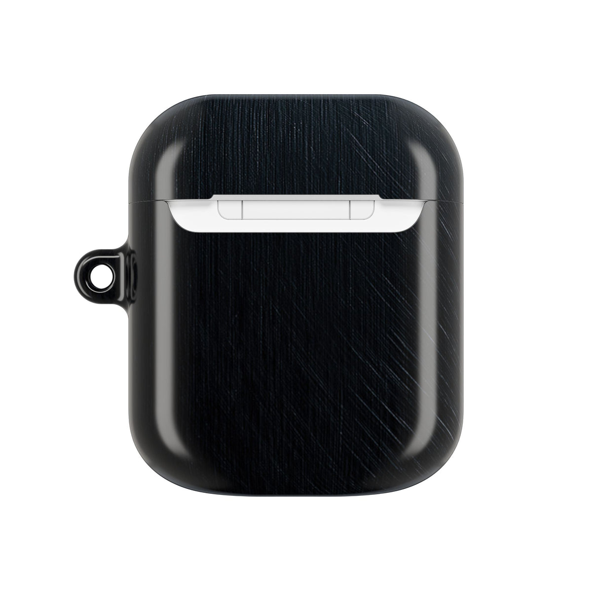 Brushed Obsidian Steel · Hard Case for AirPods & AirPods Pro · Black