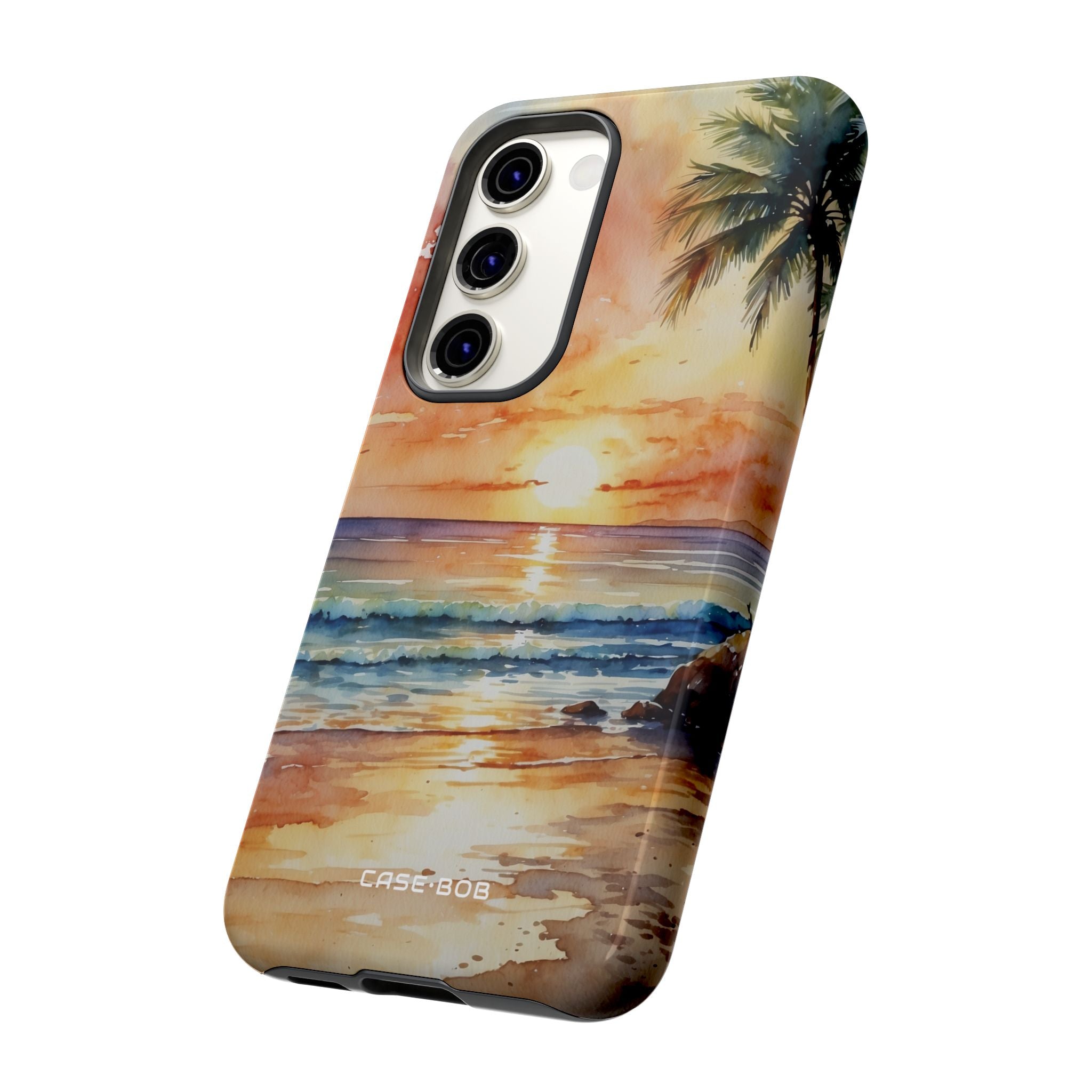 Sunset Palm Samsung S23 Case - Tough