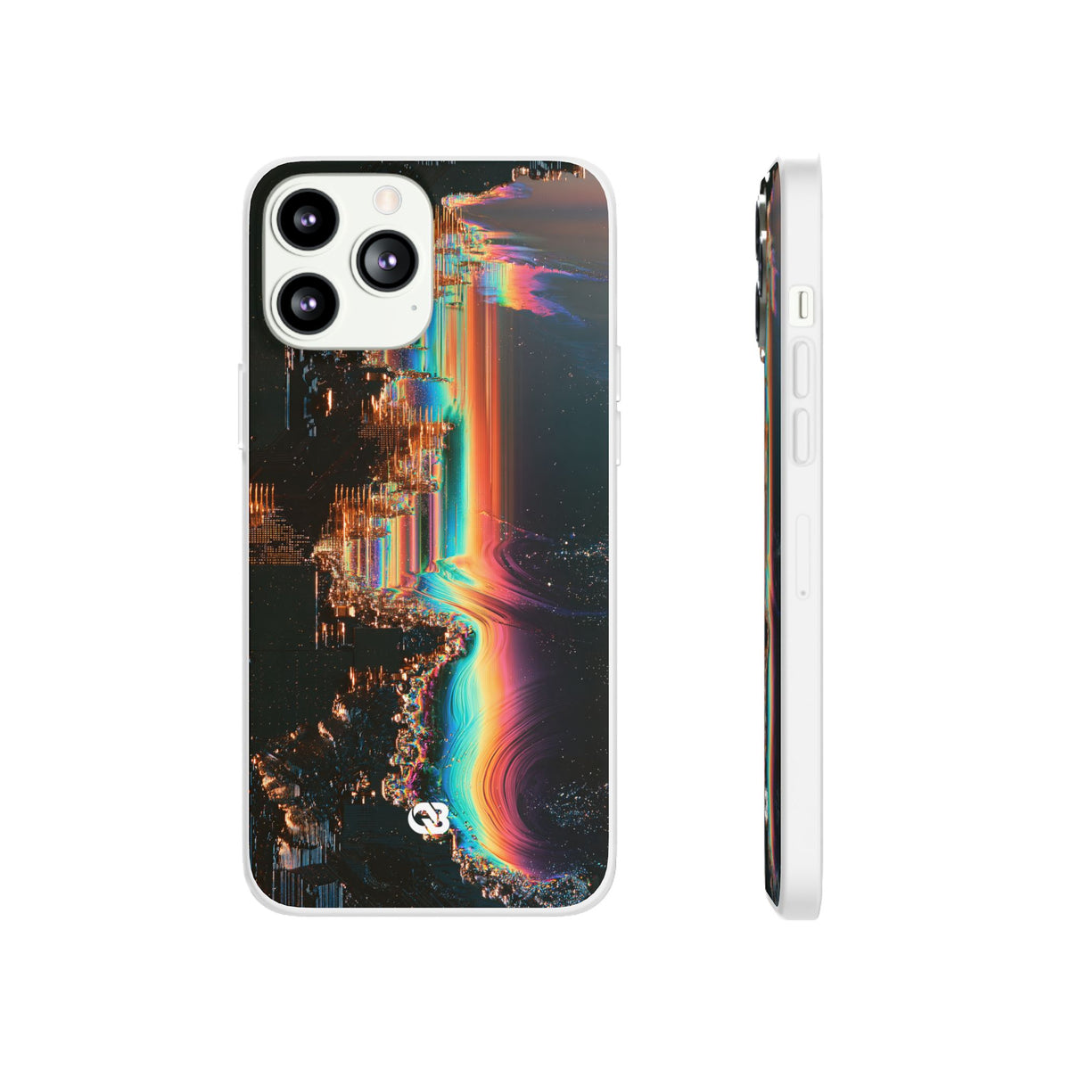 Prismatic Circuit · Lite Phone Case for iPhone · Black