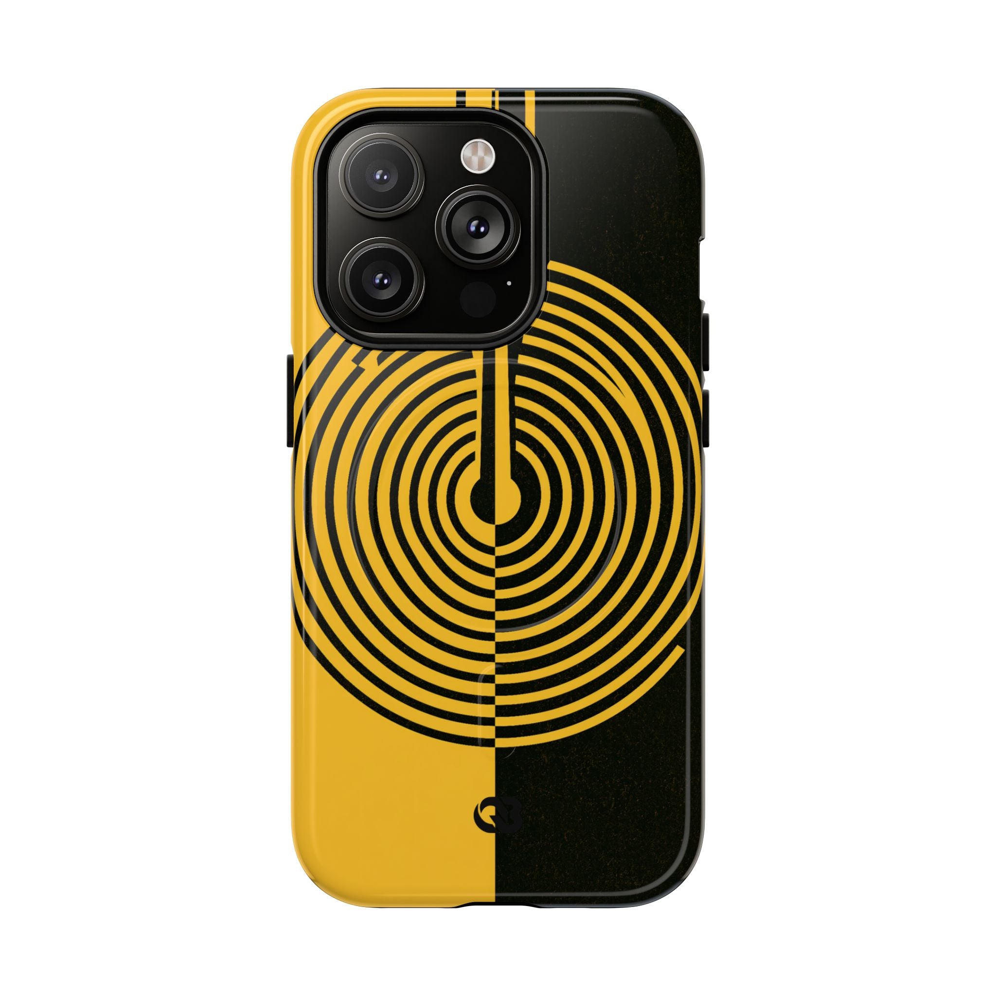 Yellow Tough 2.0 Magsafe Phone Case for iPhone - Voltage Sector Pulse