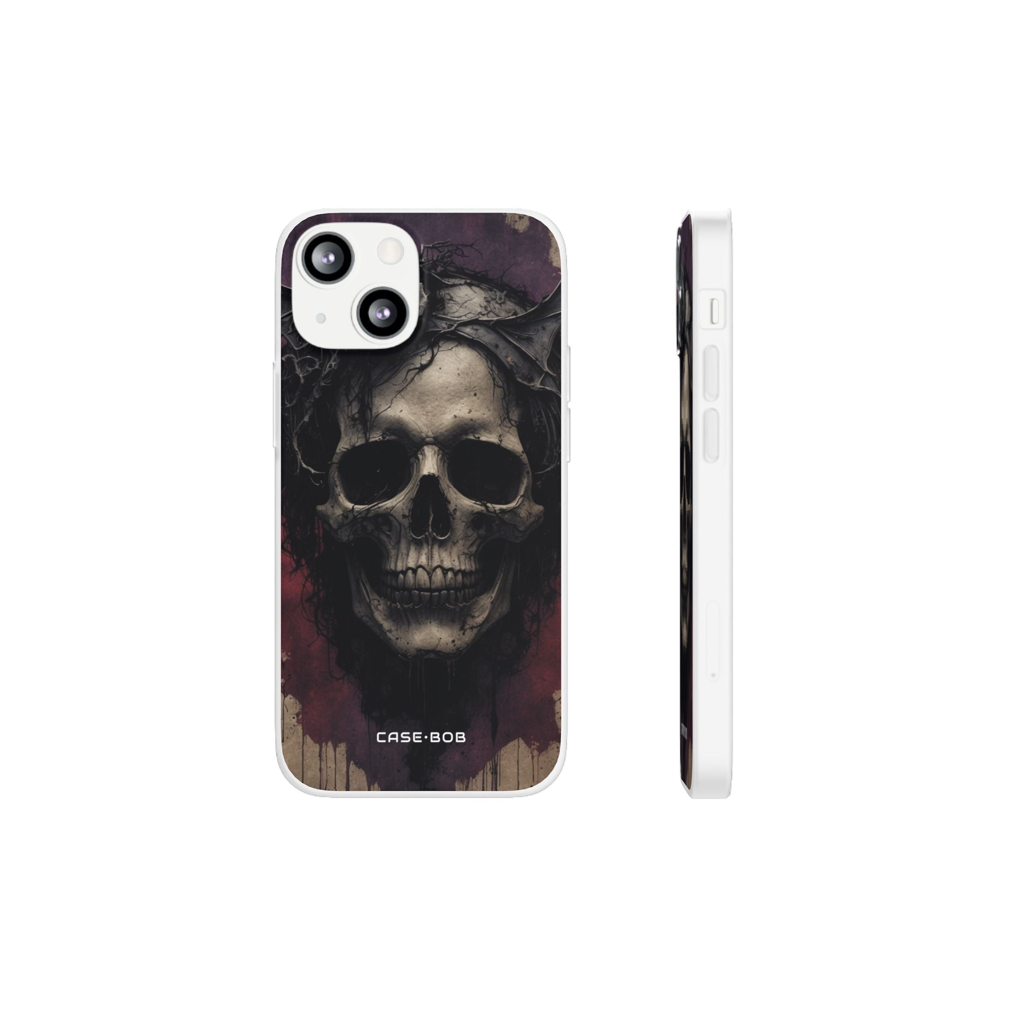 Gothic Skull Crown iPhone 13 mini Skal - Mjukt