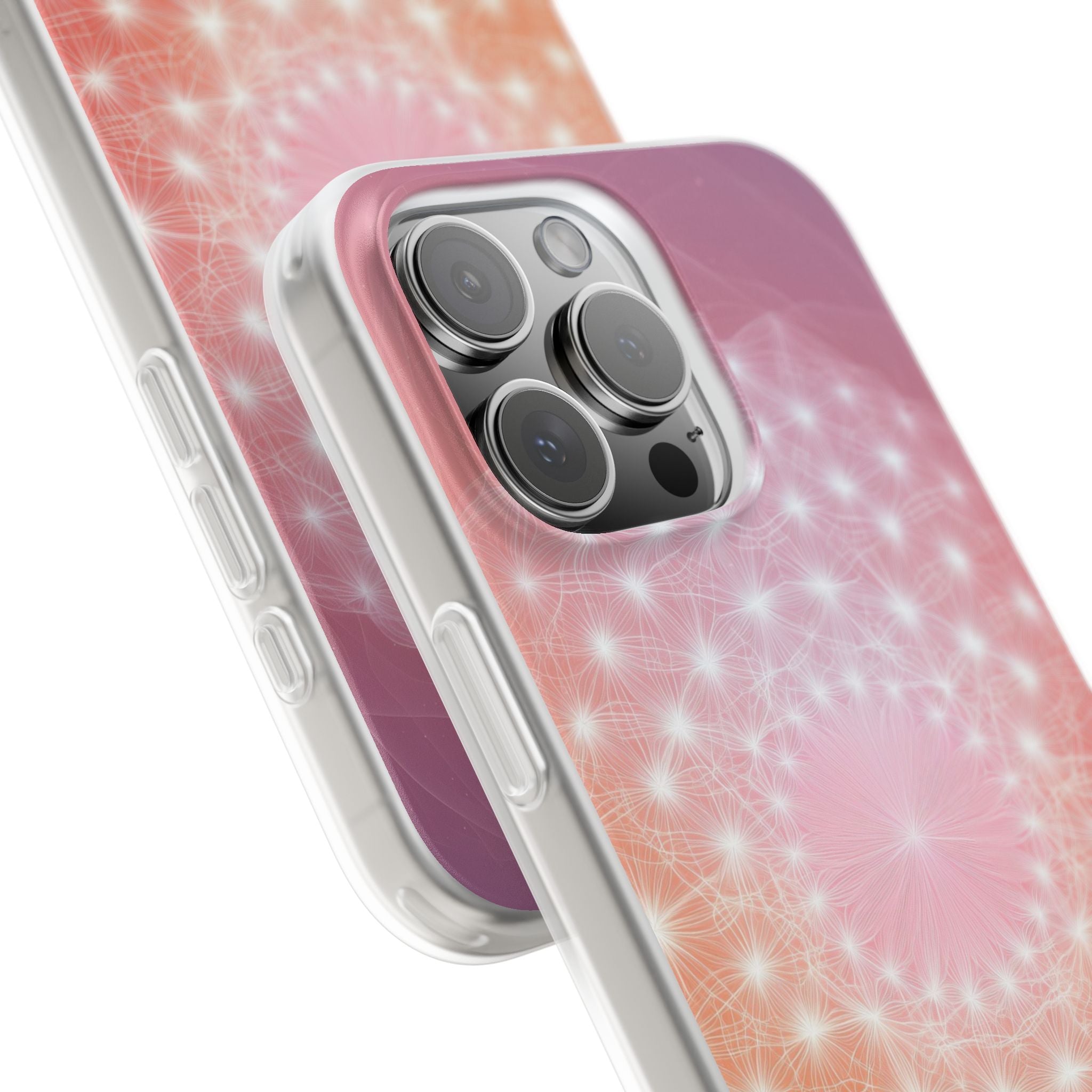 Radiant Stardust Mandala · Soft Phone Case for iPhone